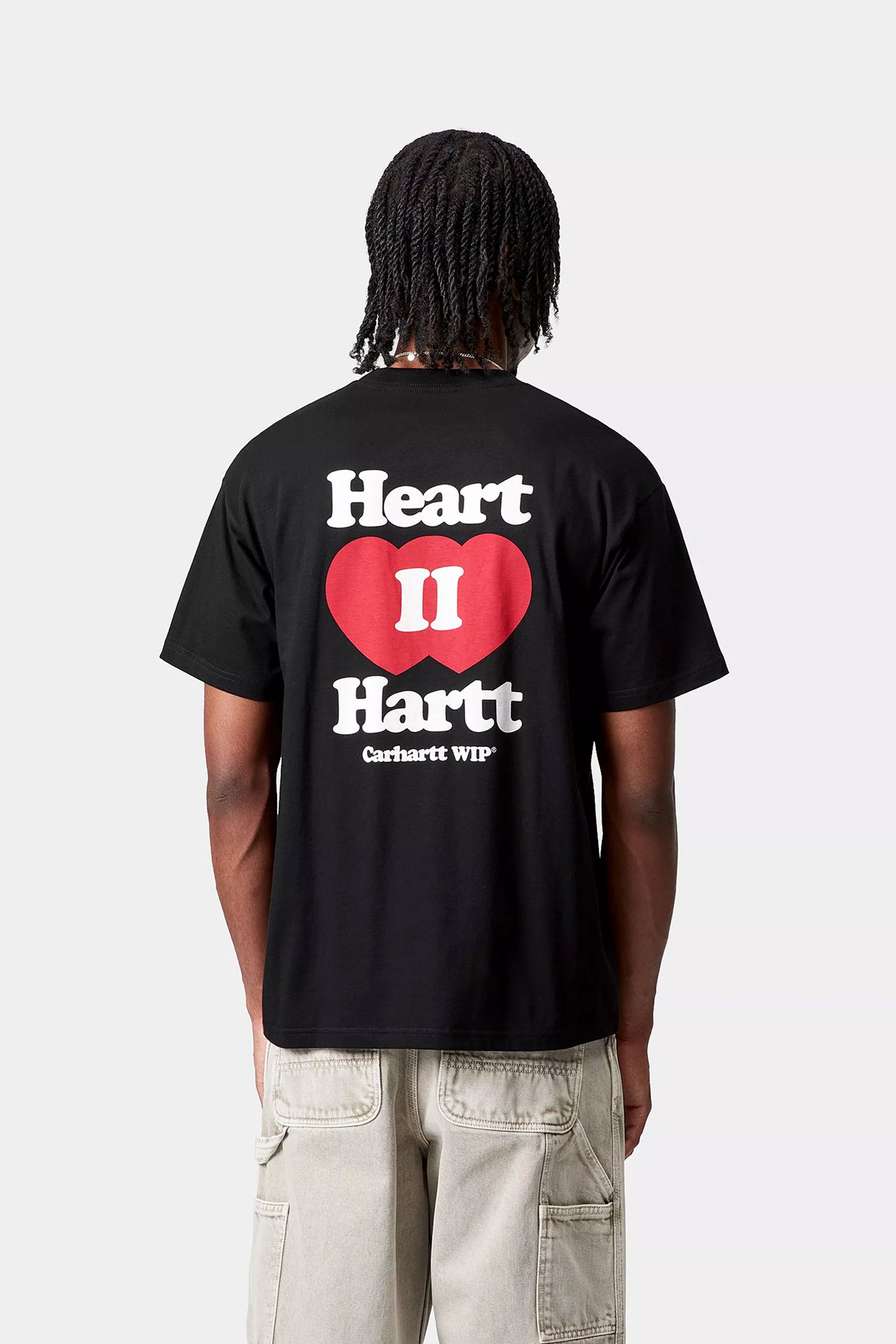 CARHARTT WIP - HEART II HARTT T-SHIRT - BLACK - MAN | Shop at