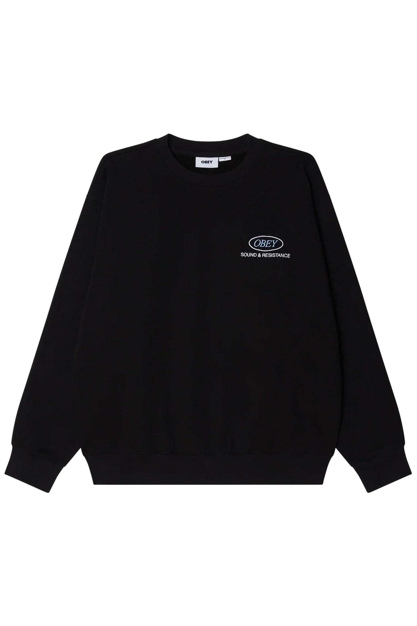 Pukas Surf Shop OBEY OBEY Sound Crewneck in BLACK