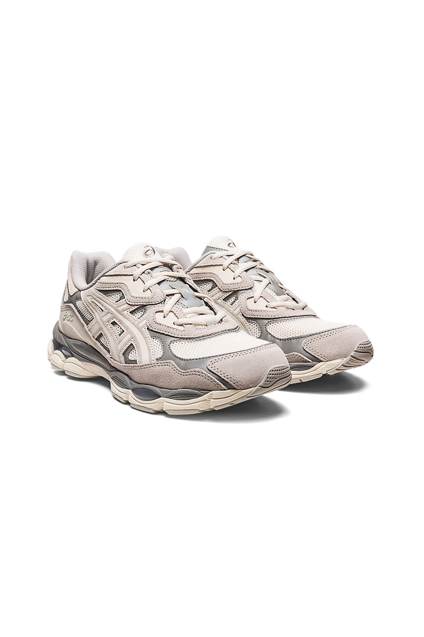 Asics Gel-NYC sneakers in Cream and Oyster Grey - retro running shoes with GEL cushioning technology