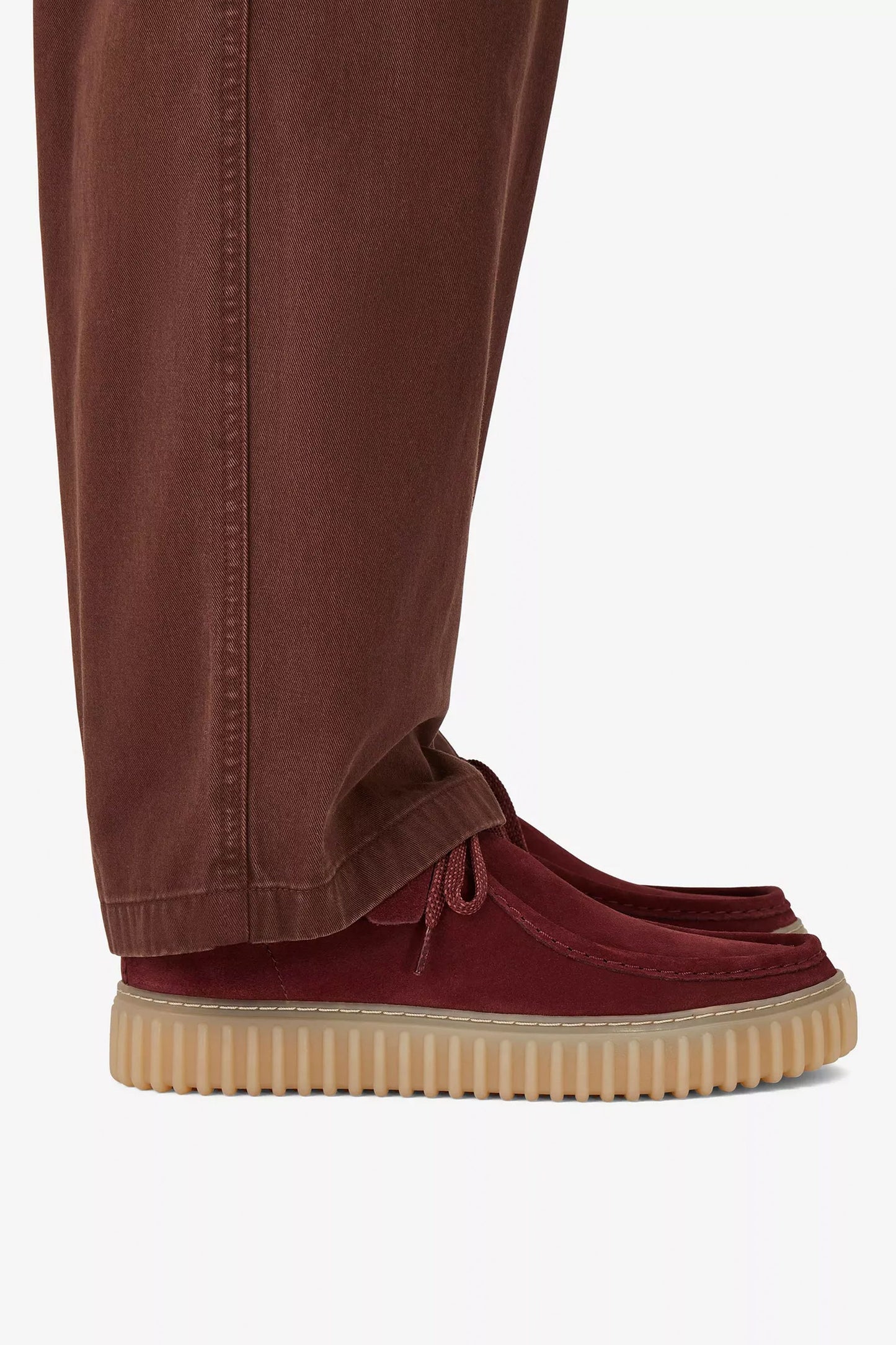 Pukas Surf Shop Man Footwear Clarks Tornhill Hi Wine Suede
