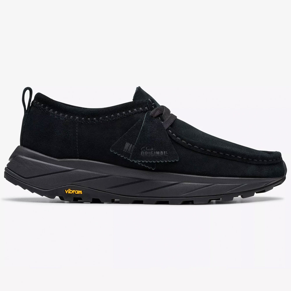 Pukas Surf Shop Man Footwear Clarks Walla Eden Lo Black Suede