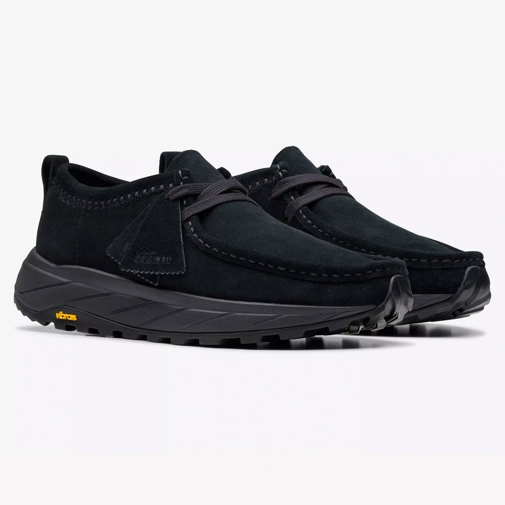 Pukas Surf Shop Man Footwear Clarks Walla Eden Lo Black Suede