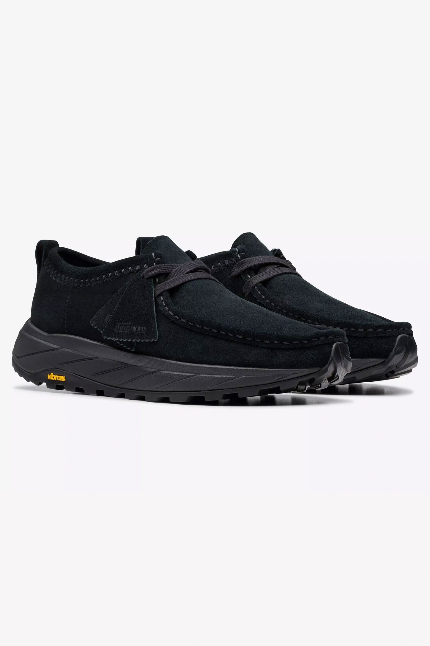 Pukas Surf Shop Man Footwear Clarks Walla Eden Lo Black Suede