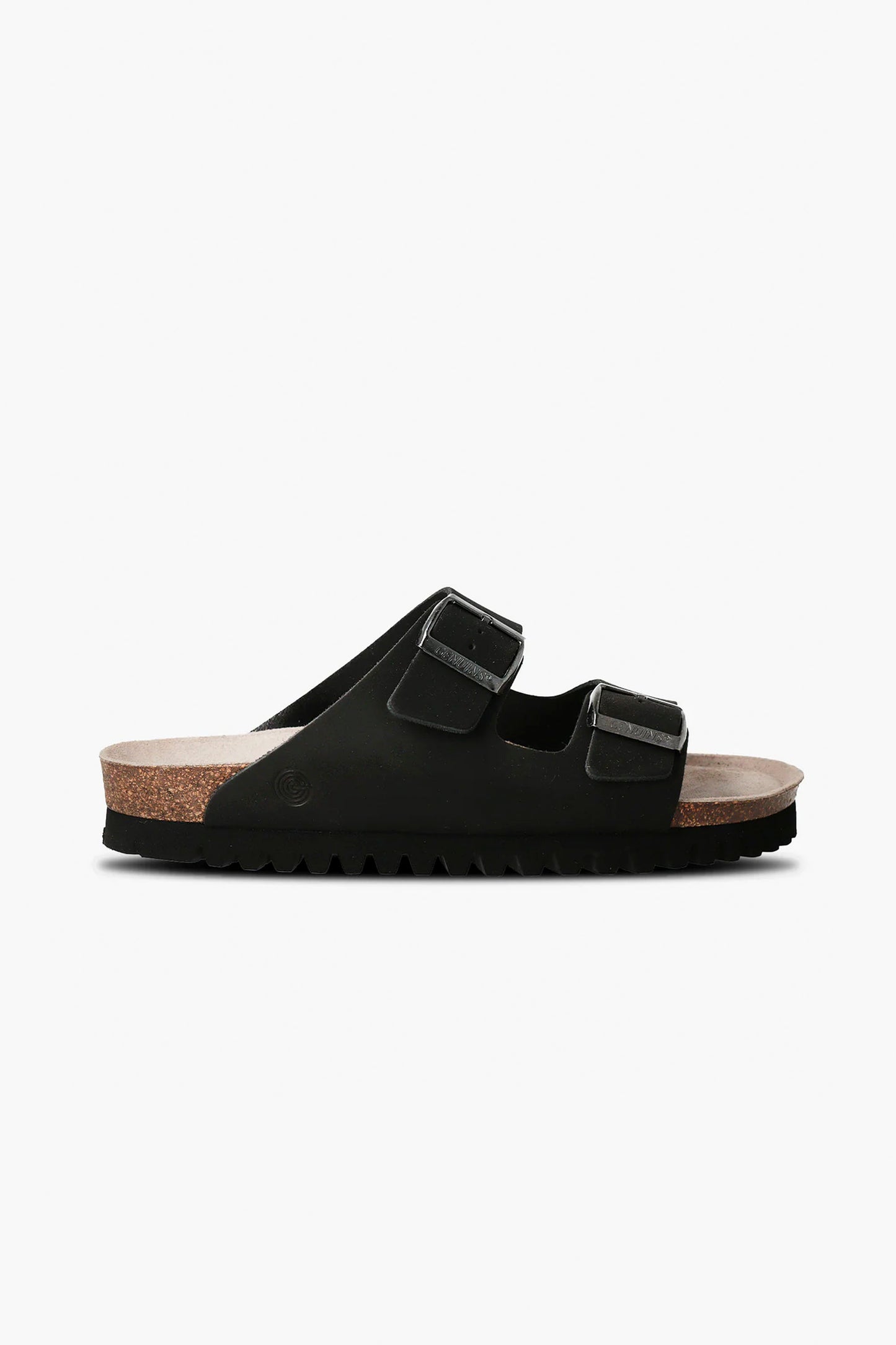 Genuins Hawaii Oiled Leather shoe in Black, men's premium coastal footwear at Pukas Surf Shop