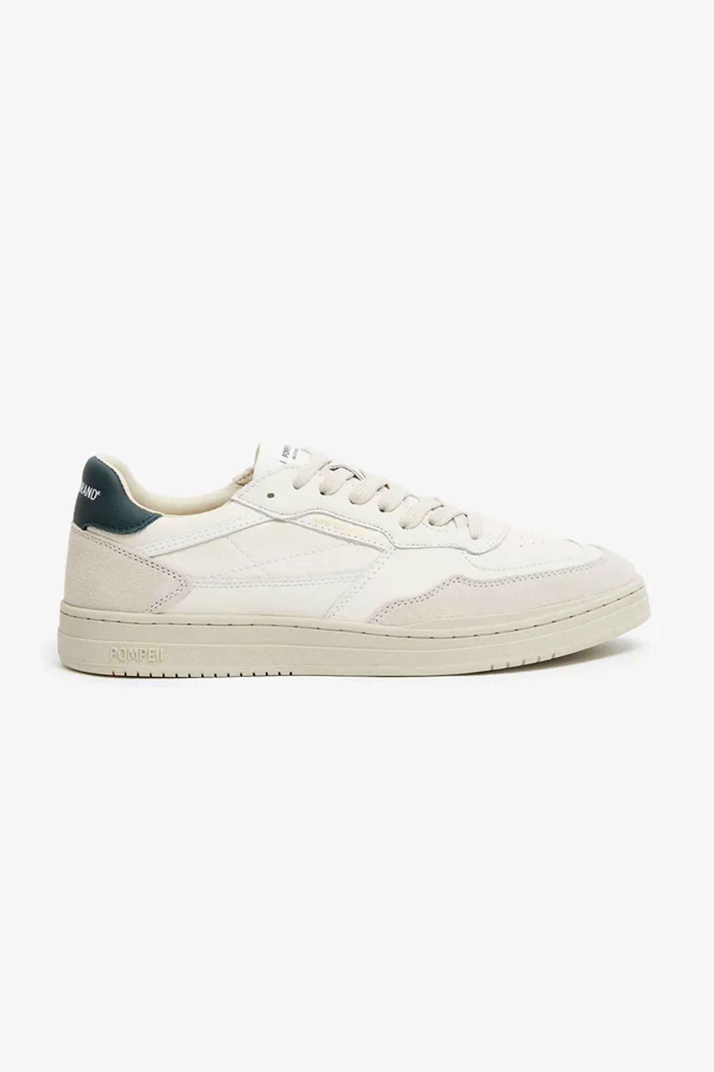 Pompeii White sneaker with a green accent Pukas Surf Shop 