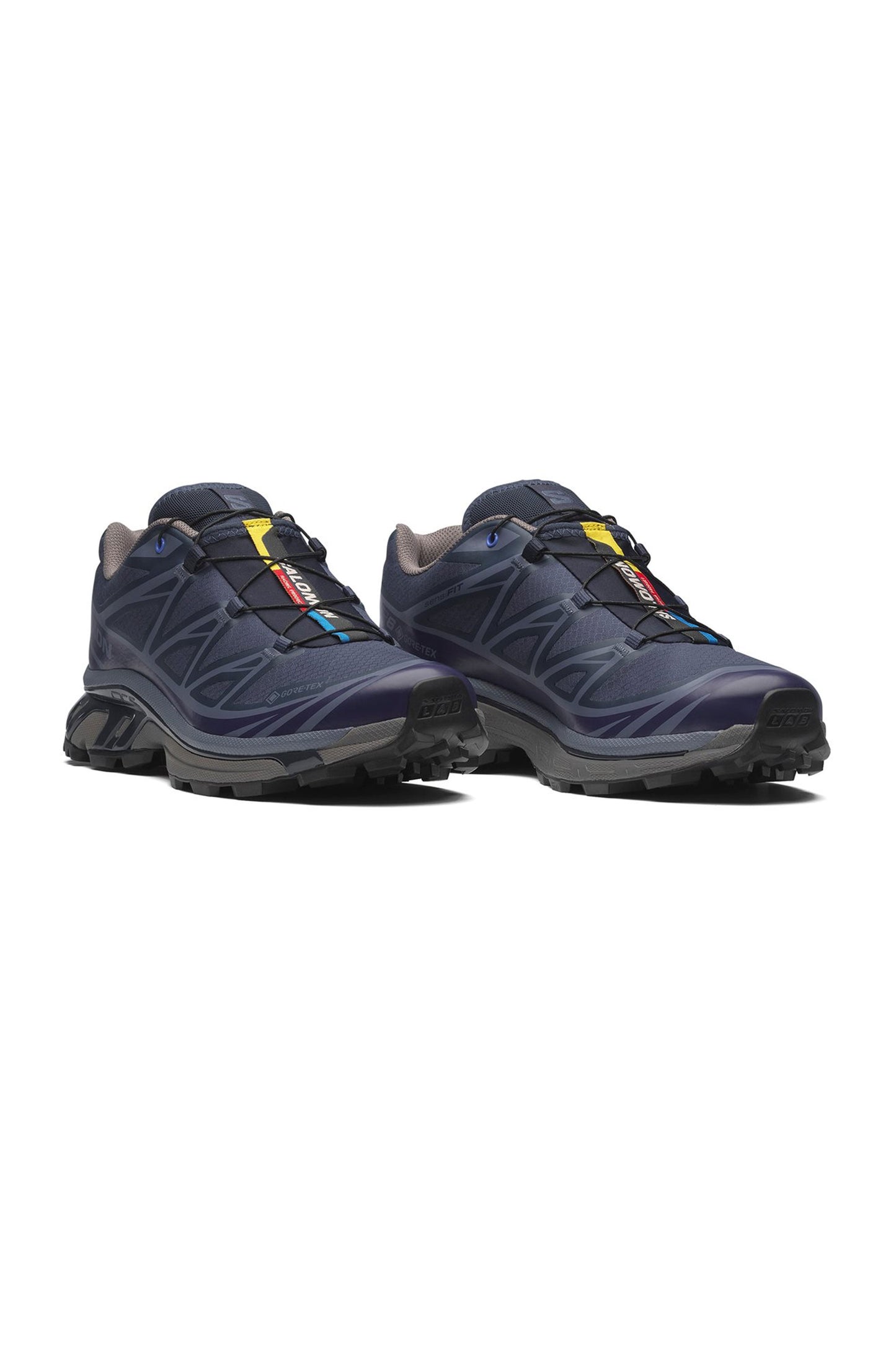 Pukas Surf Shop Salomon blue hiking shoes with gray soles