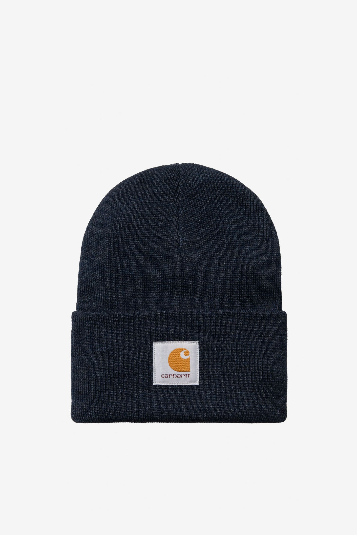 Pukas Surf Shop Carhartt WIP stretch rib-knit beanie in dark navy heather