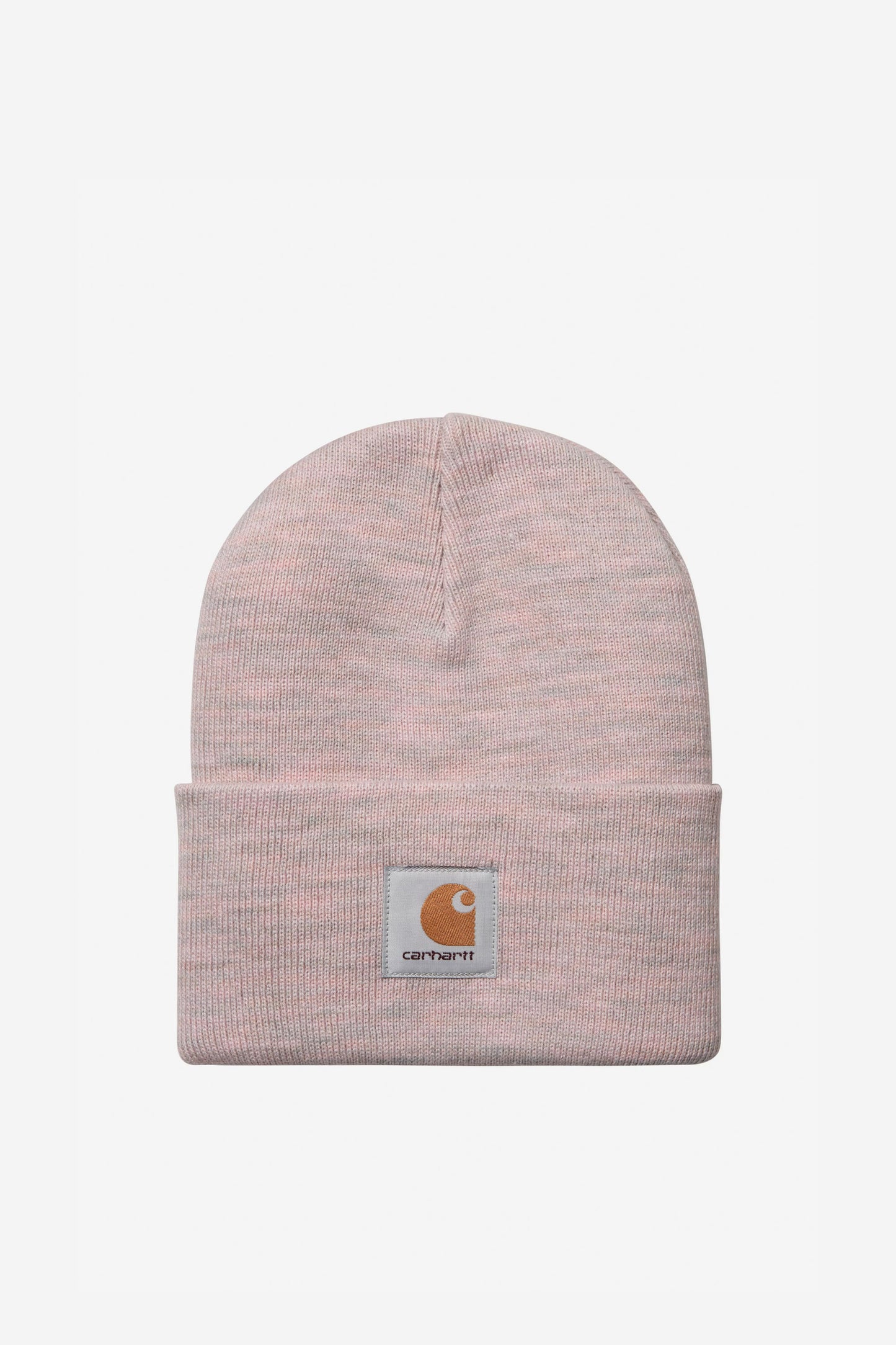 Pukas Surf Shop Carhartt Wip rib knit beanie in Glassy Pink Heather