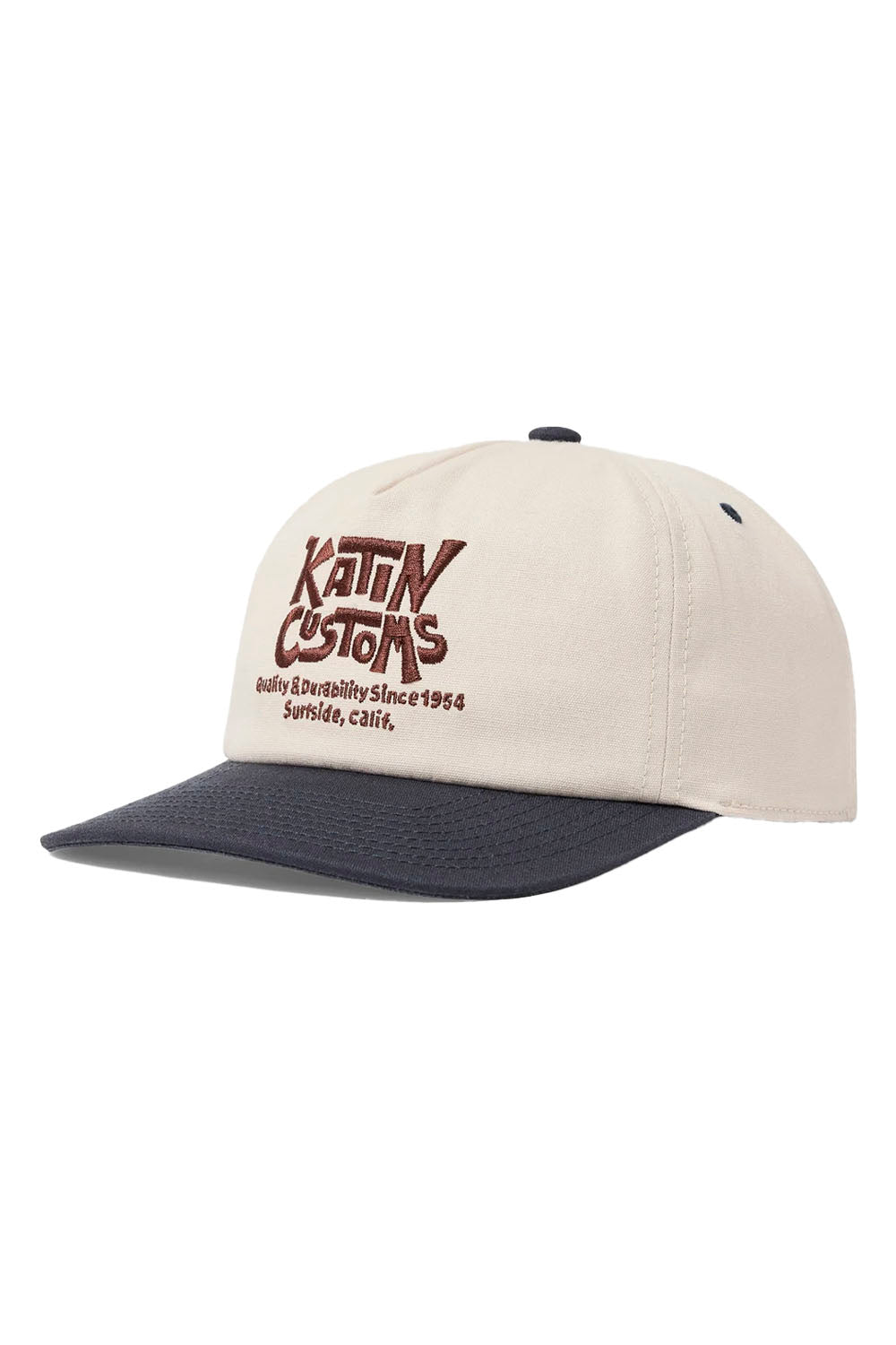 Katin Customs Hat in Navy – front view, men's structured cap at Pukas Surf Shop