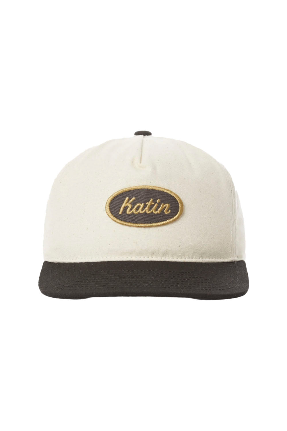 Katin Roadside Hat in Black Wash – front view, men's washed cap at Pukas Surf Shop