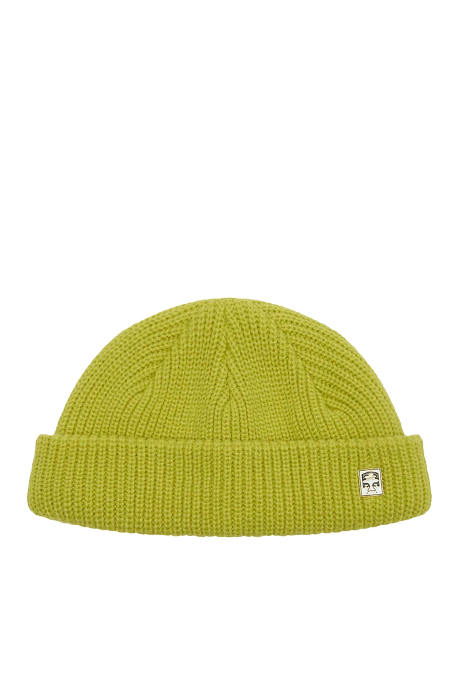 Green knit beanie with OBEY logo Pukas Surf Shop