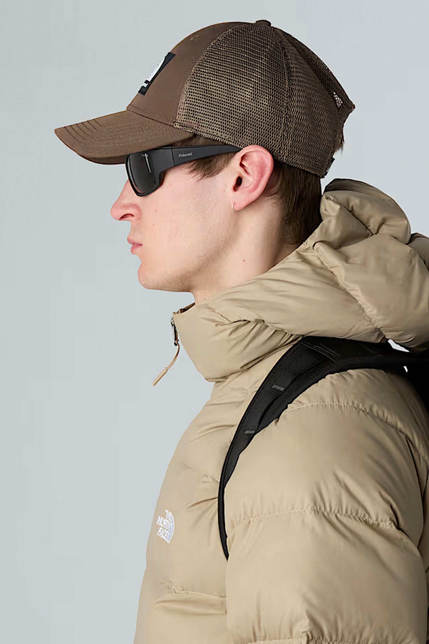 Pukas Surf Shop The North Face Mudder Trucker Hat in Smokey Brown