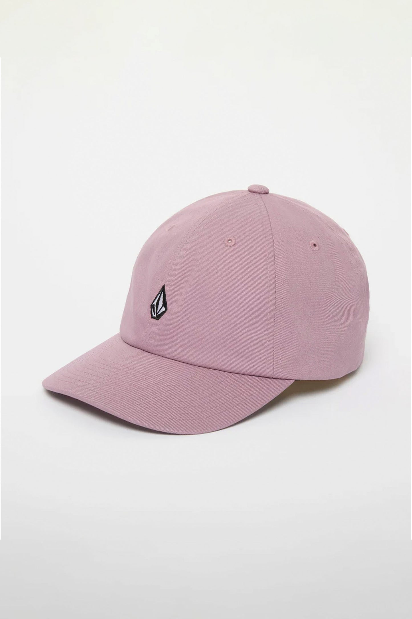 VOLCOM Full Stone Adj Hat in bark brown - adjustable 6-panel twill cap with embroidered Stone logo for men