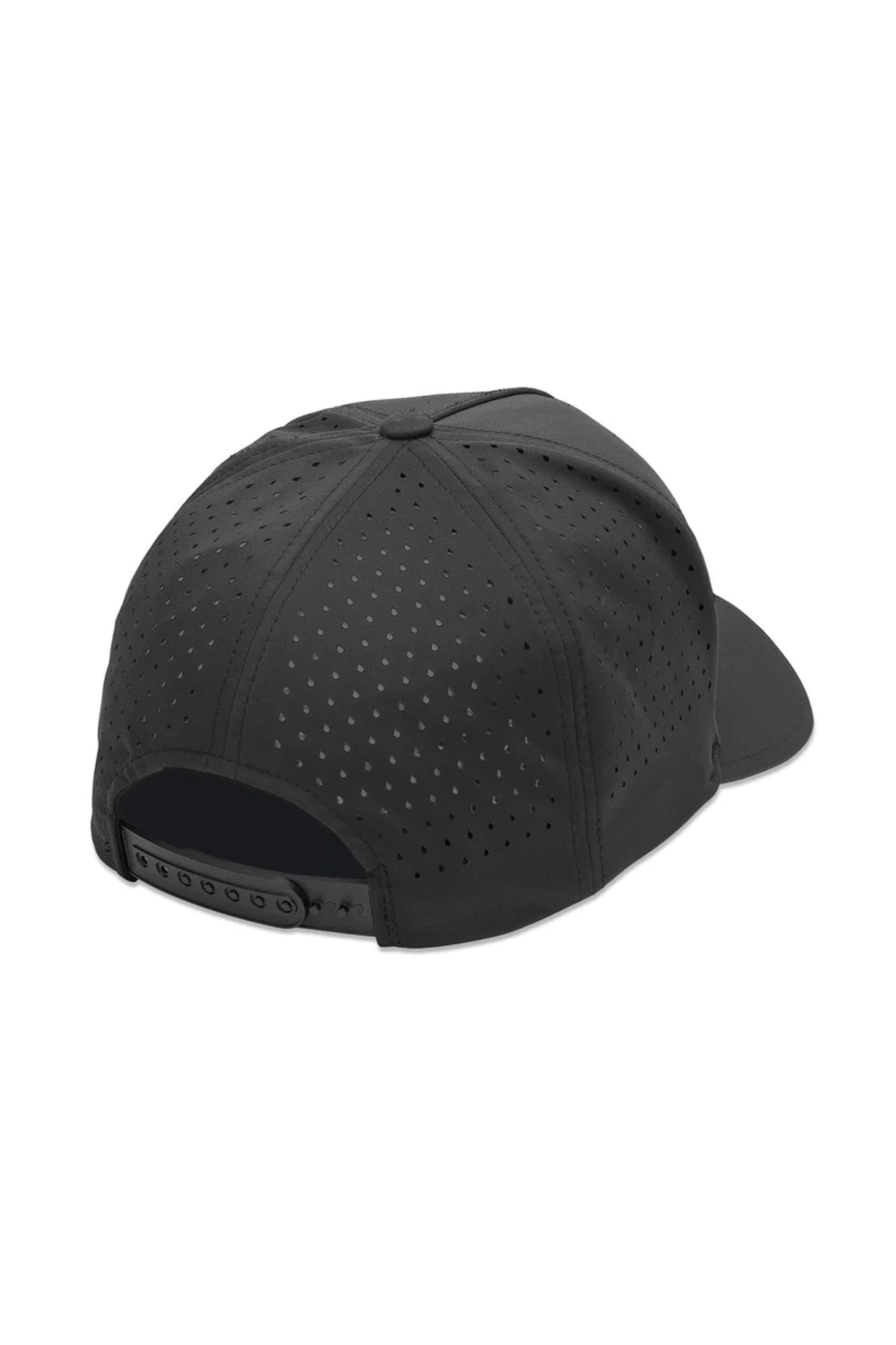 VOLCOM Vent Delta Adj Hat in black - adjustable 5-panel cap with V.Co-Tech RESIST water-repellent fabric and Stone ventilation for men