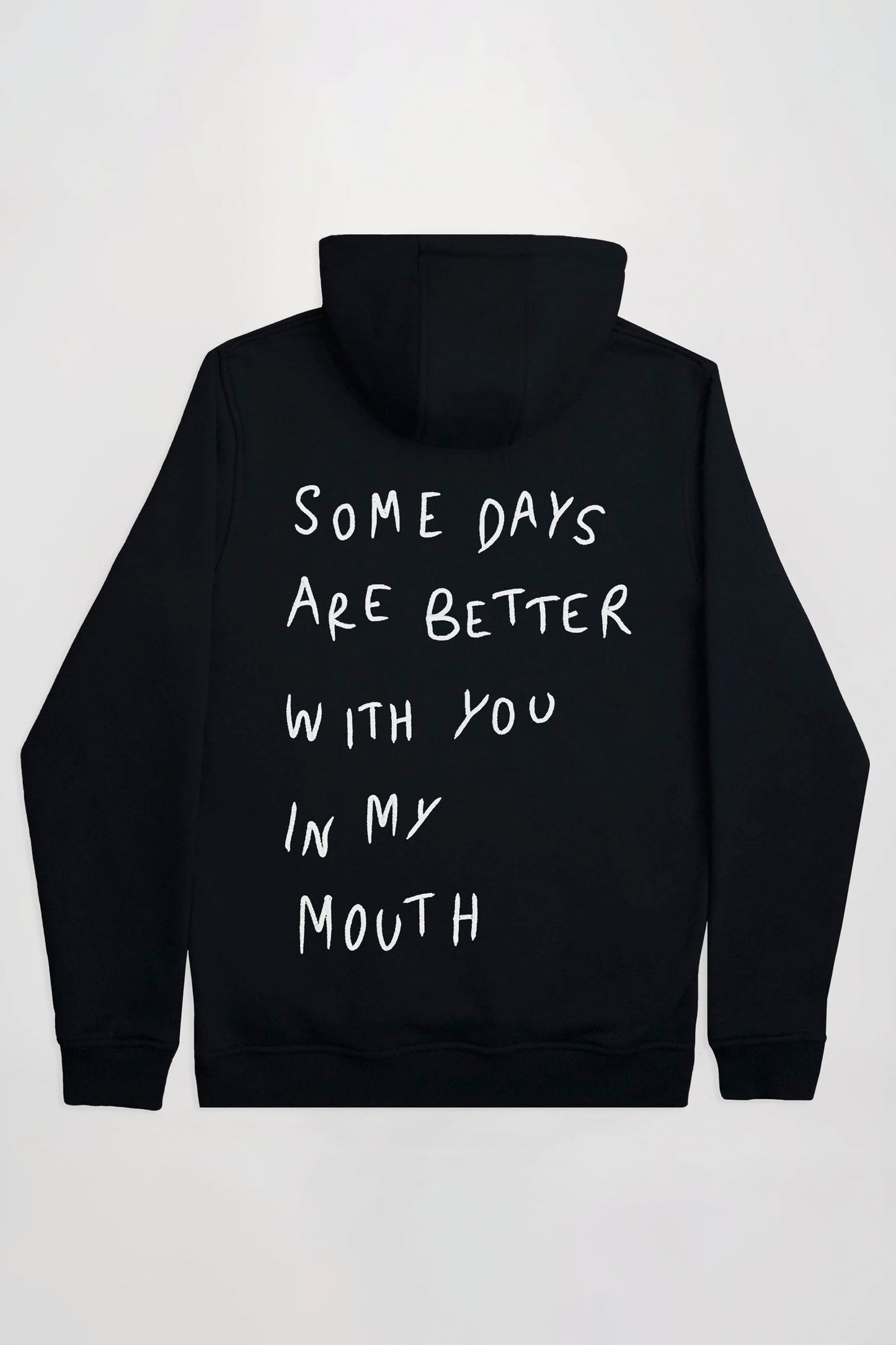 ENCRÉ black some days hoodie - men's coastal lifestyle clothing at Pukas Surf Shop
