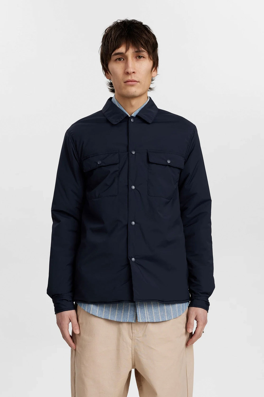 Pukas Surf Shop Man Jacket Anerkjendt Akoscar Padded Jacket Sky Captain