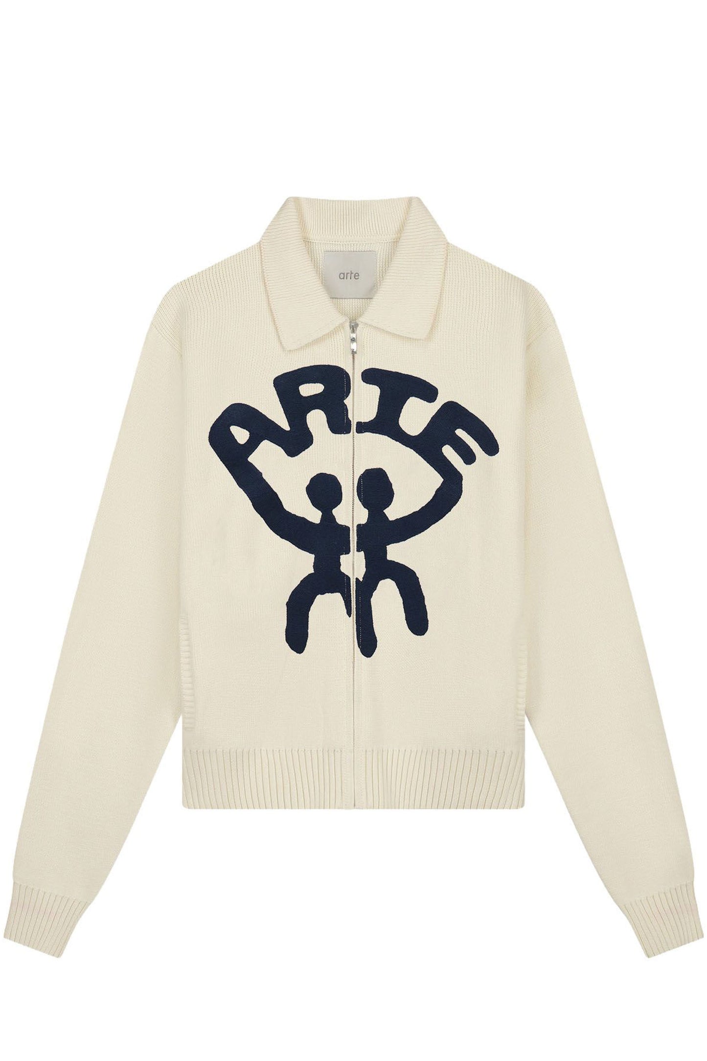 Pukas Surf Shop Man Jacket Arte All Together Cardigan Cream