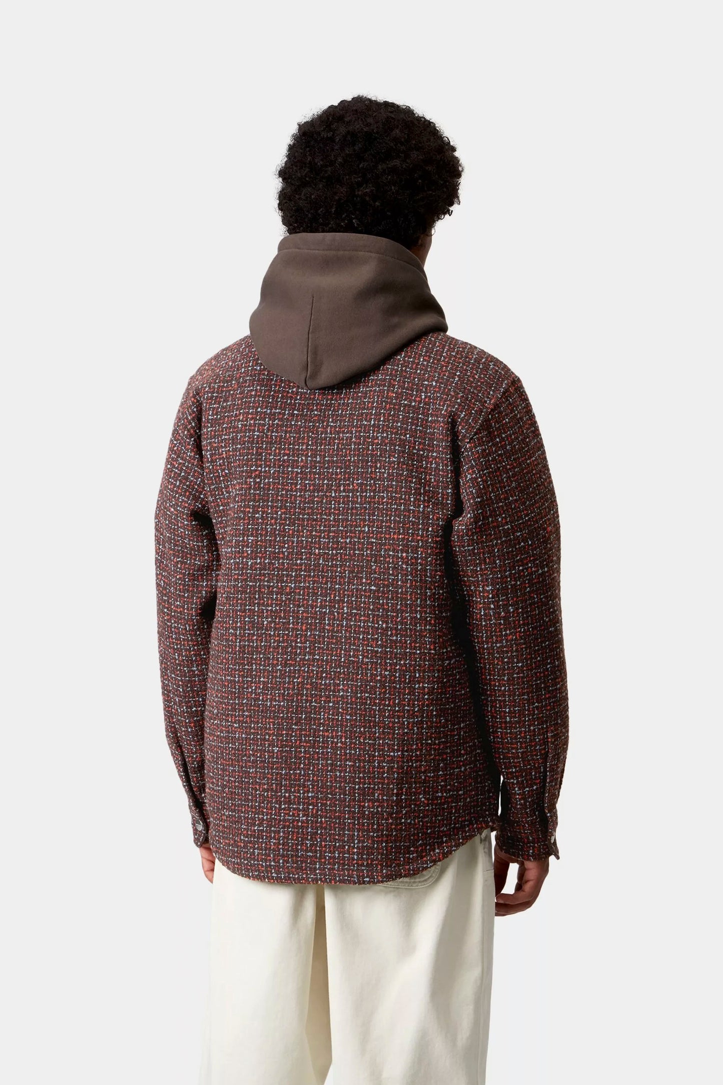 Pukas Surf Shop Carhartt WIP Bellamy Check Shirt-Jacket Tobacco relaxed fit workwear inspired