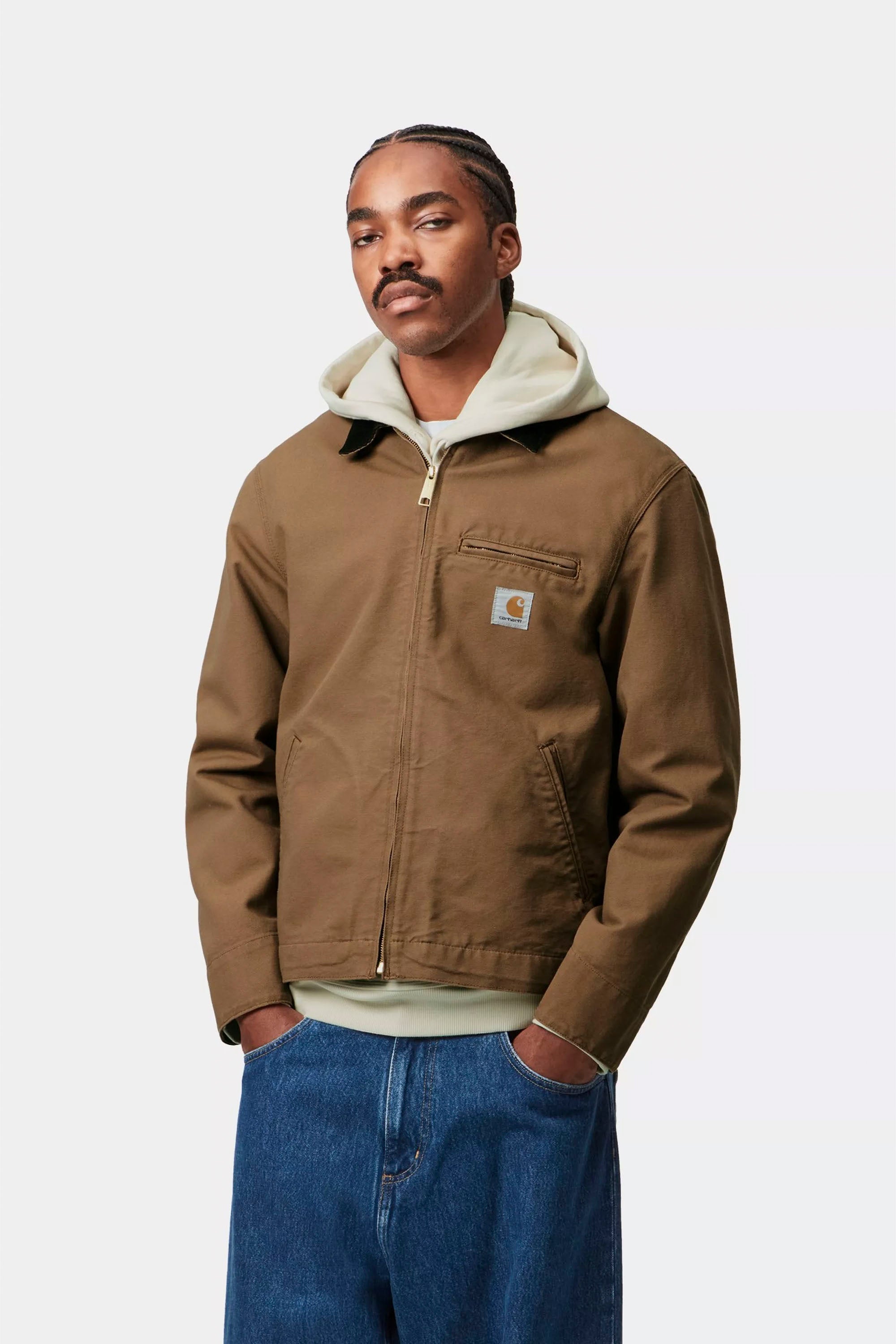 Carhartt WIP デトロイトジャケット HAMILTON BROWN CARHARTT WIP Detroit Jacket Hamilton Brown | Shop PUKAS SURF SHOP