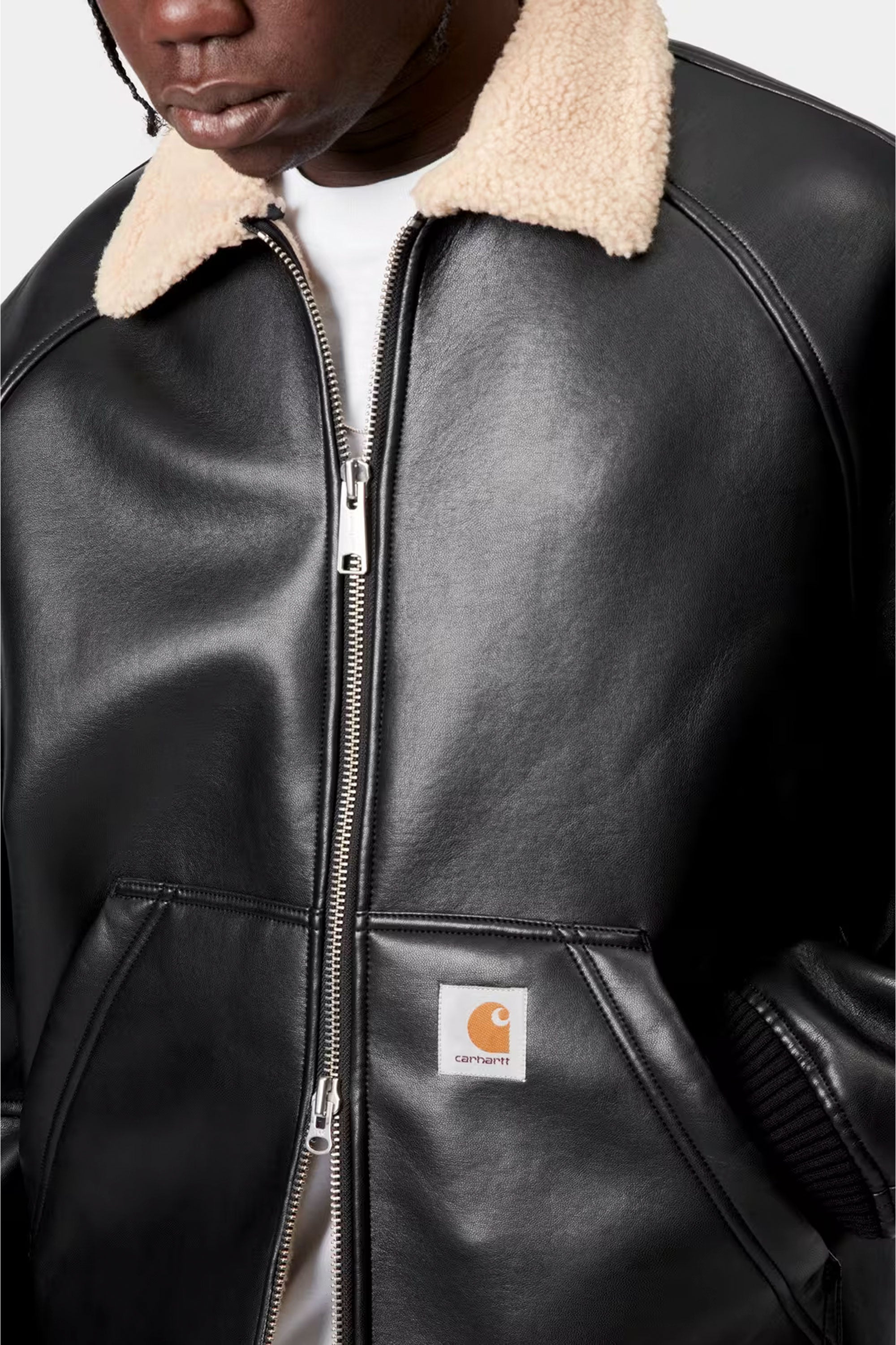 CARHARTT WIP SHEPTON JACKET Sサイズ Carhartt WIP Shepton Faux Leather Jacket | Shopbop