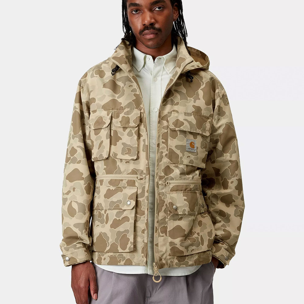 Pukas Surf Shop Man Jacket Carhartt Wip Irwin Jacket Camo