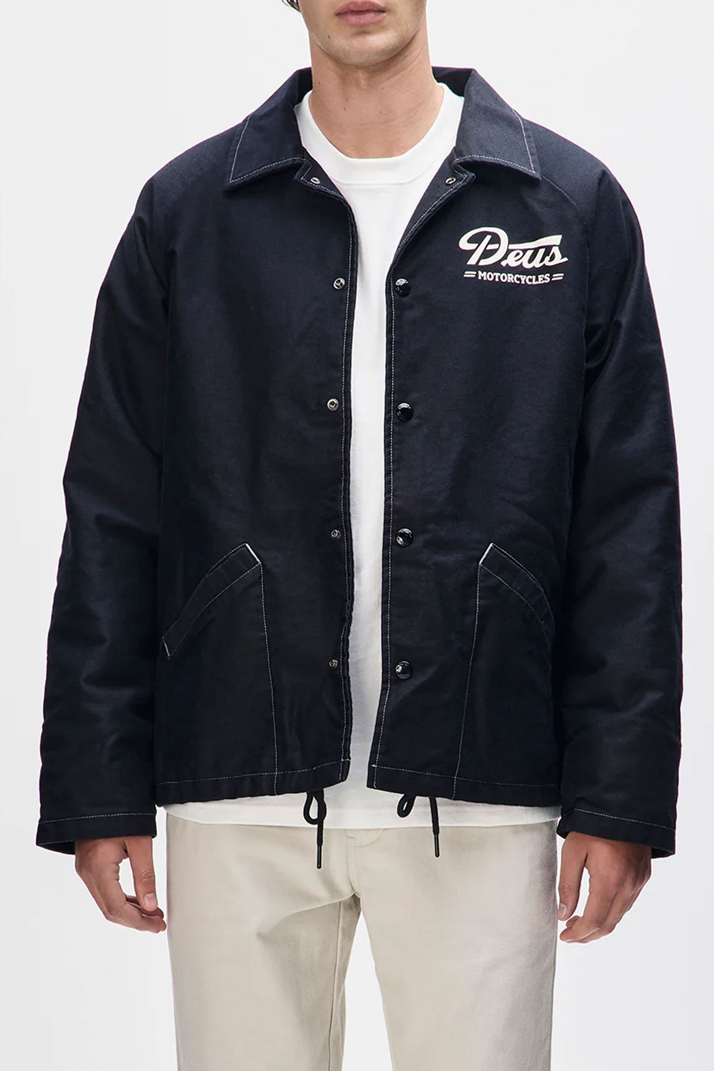 Pukas Surf Shop Man Jacket Deus Silos Mechanic Black