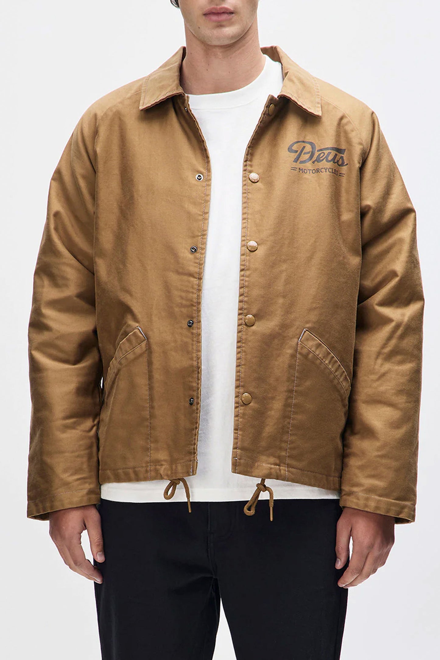 Pukas Surf Shop Man Jacket Deus Silos Mechanic Bronze Brown