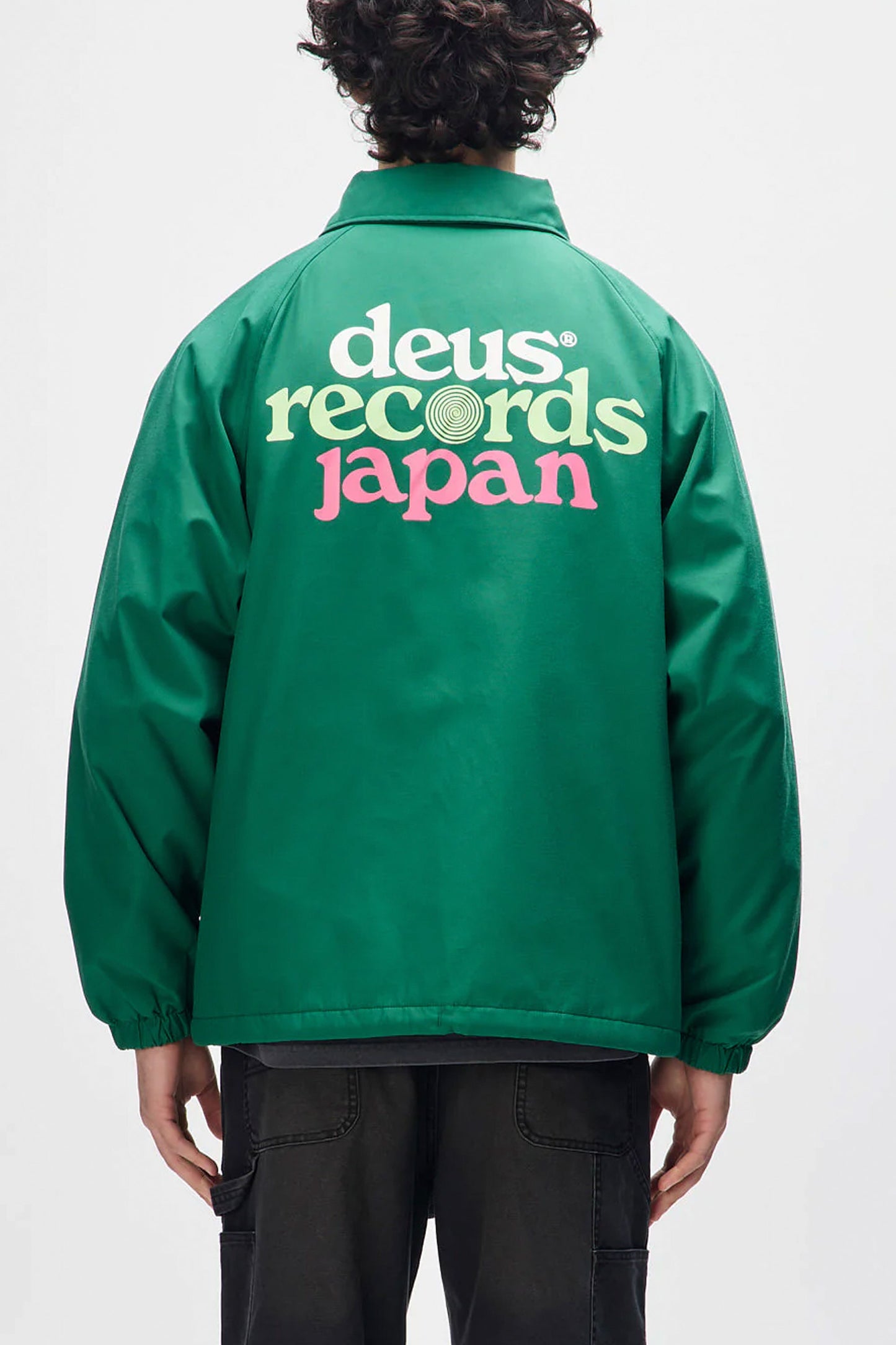 Pukas Surf Shop Man Jacket Deus Strata Coach Verdant Green