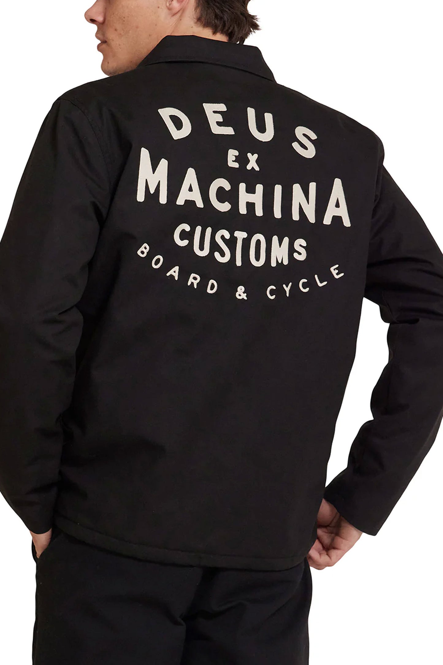 Pukas Surf Shop Man Jacket Deus Workshop Coach Black