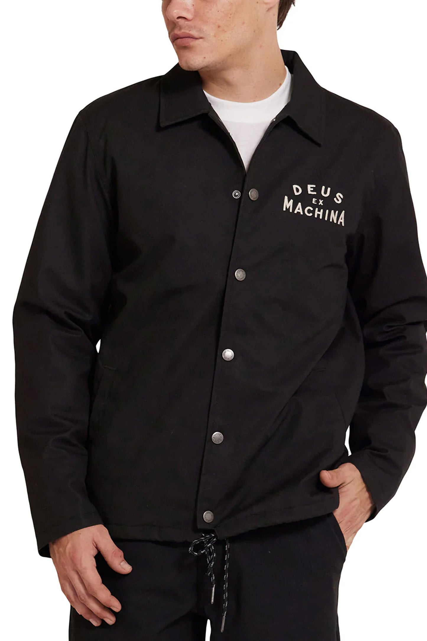 Pukas Surf Shop Man Jacket Deus Workshop Coach Black