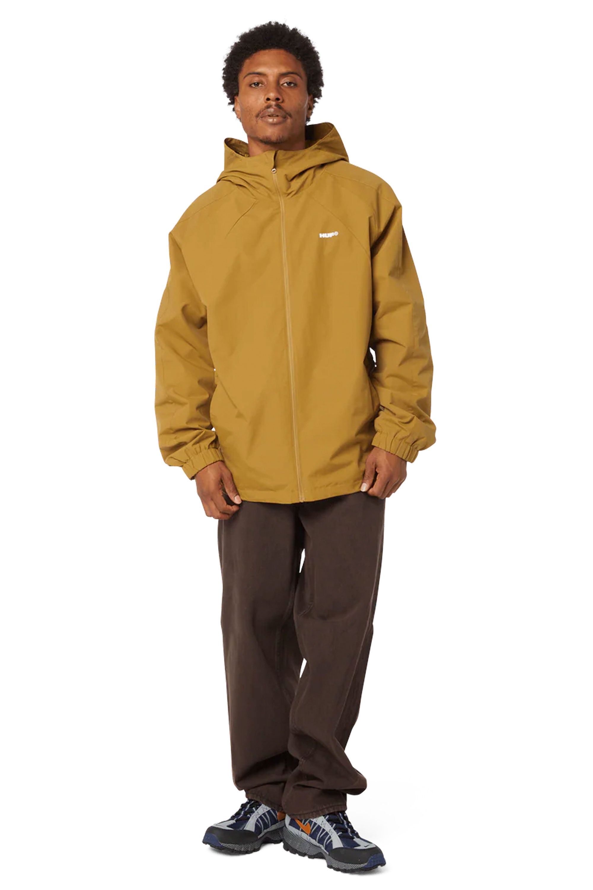 HUF ALL CAPS SHELL JACKET | Shop at PUKAS SURF SHOP