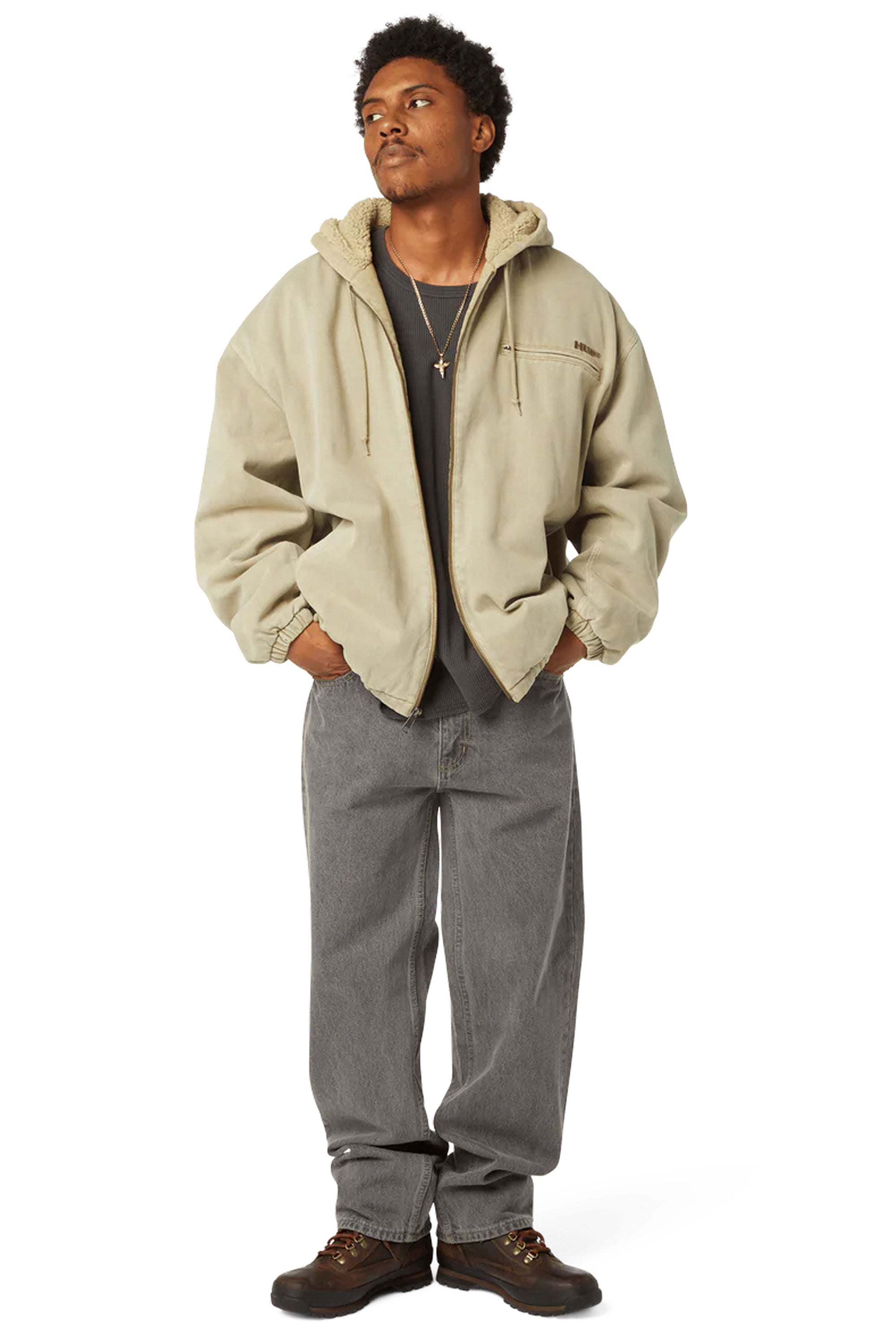 HUF WHAT A JUNGLE DENIM WORK JACKET | Shop at PUKAS SURF SHOP