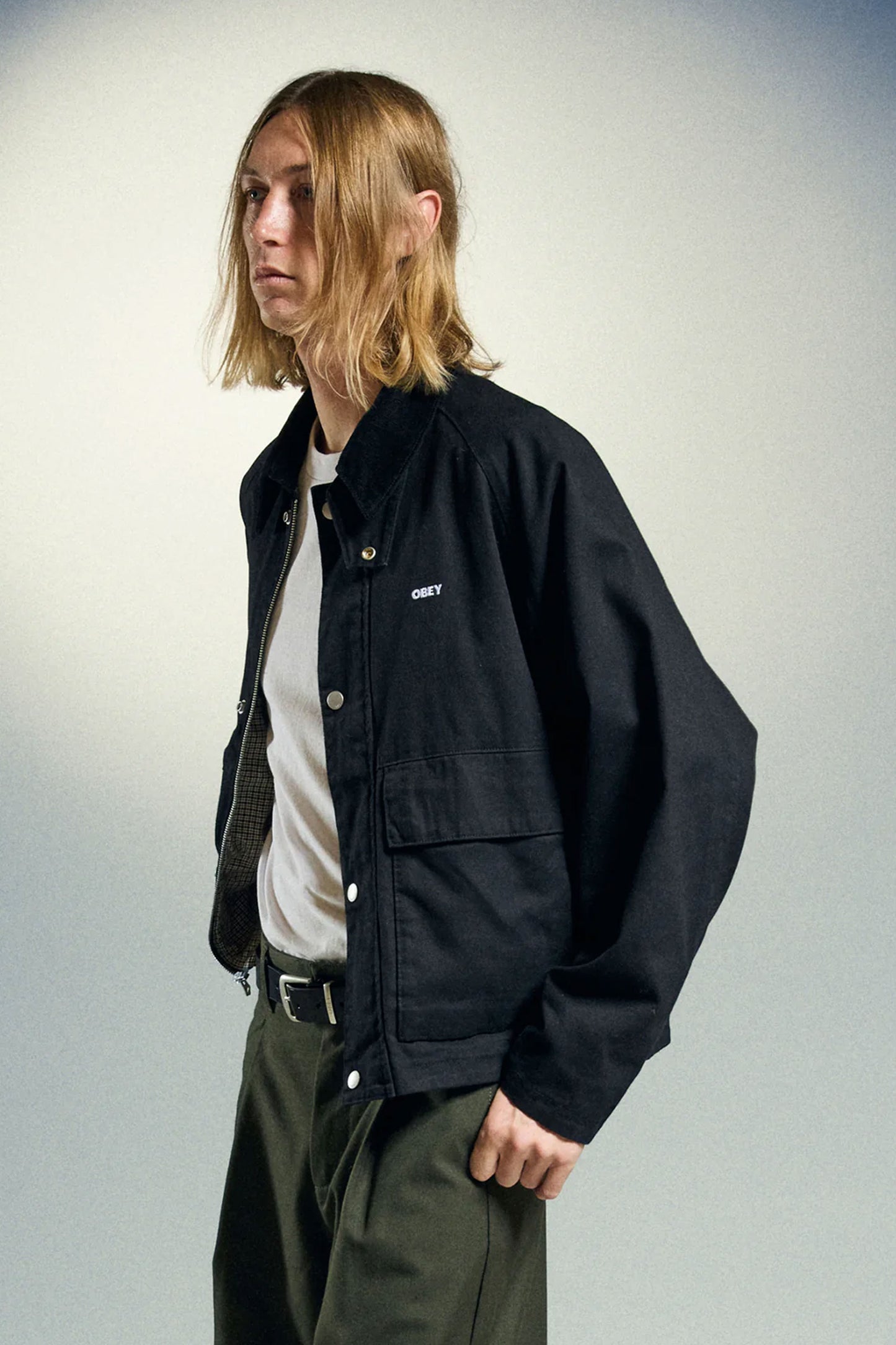 Obey black jacket Pukas Surf Shop