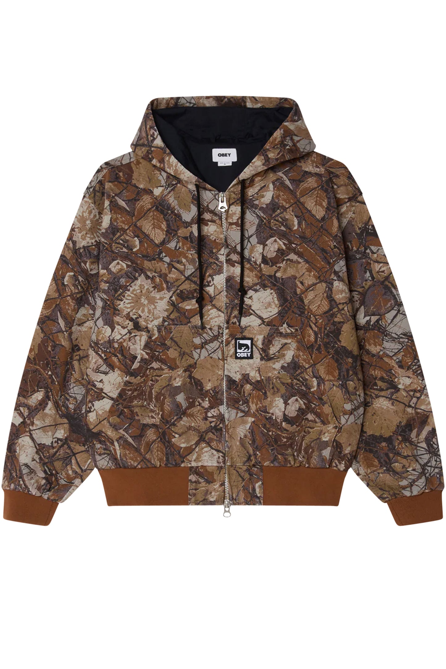 Camouflage jacket with Obey logo Pukas Surf Shop