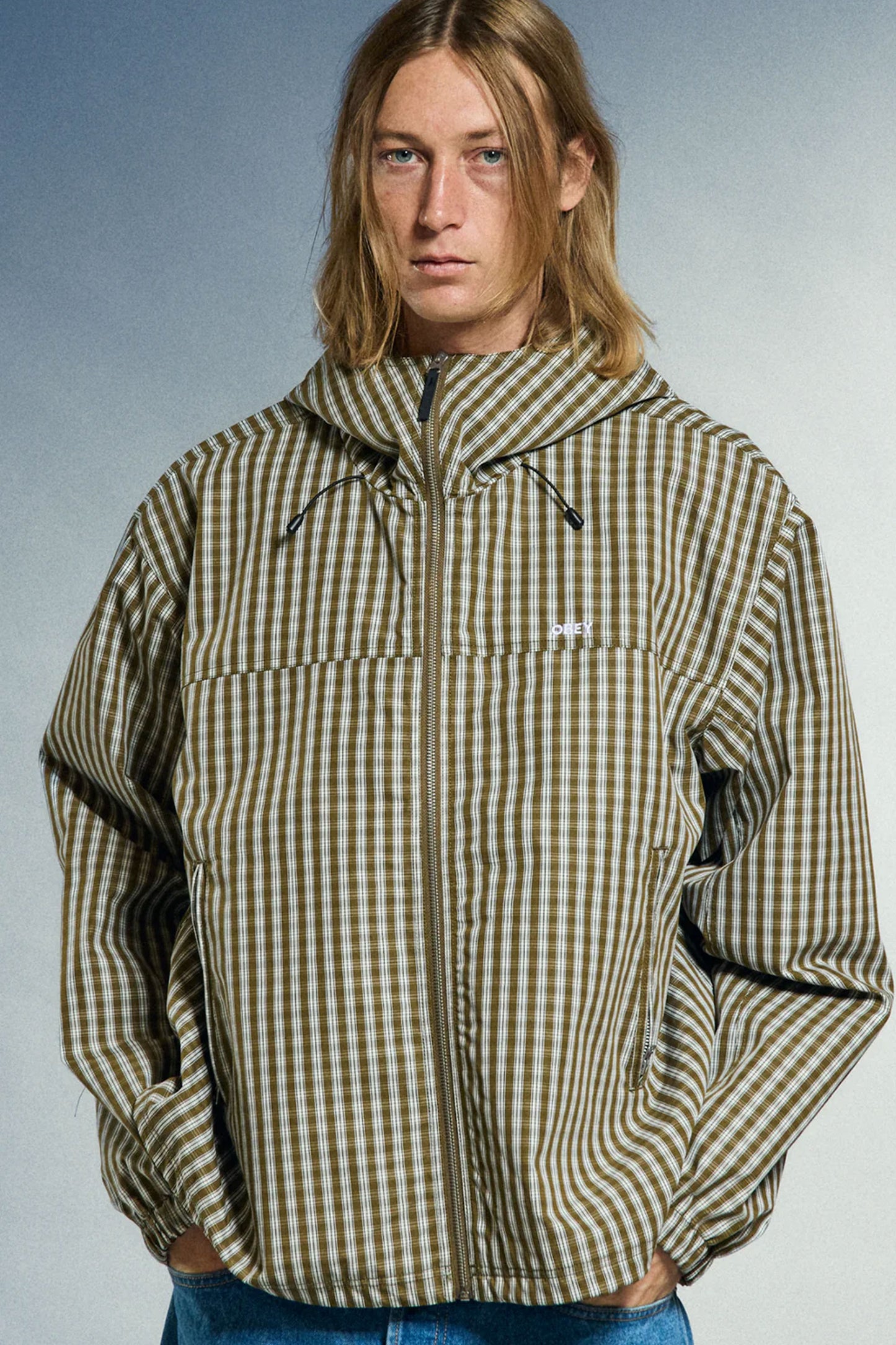 Obey Checkered jacket Pukas Surf Shop