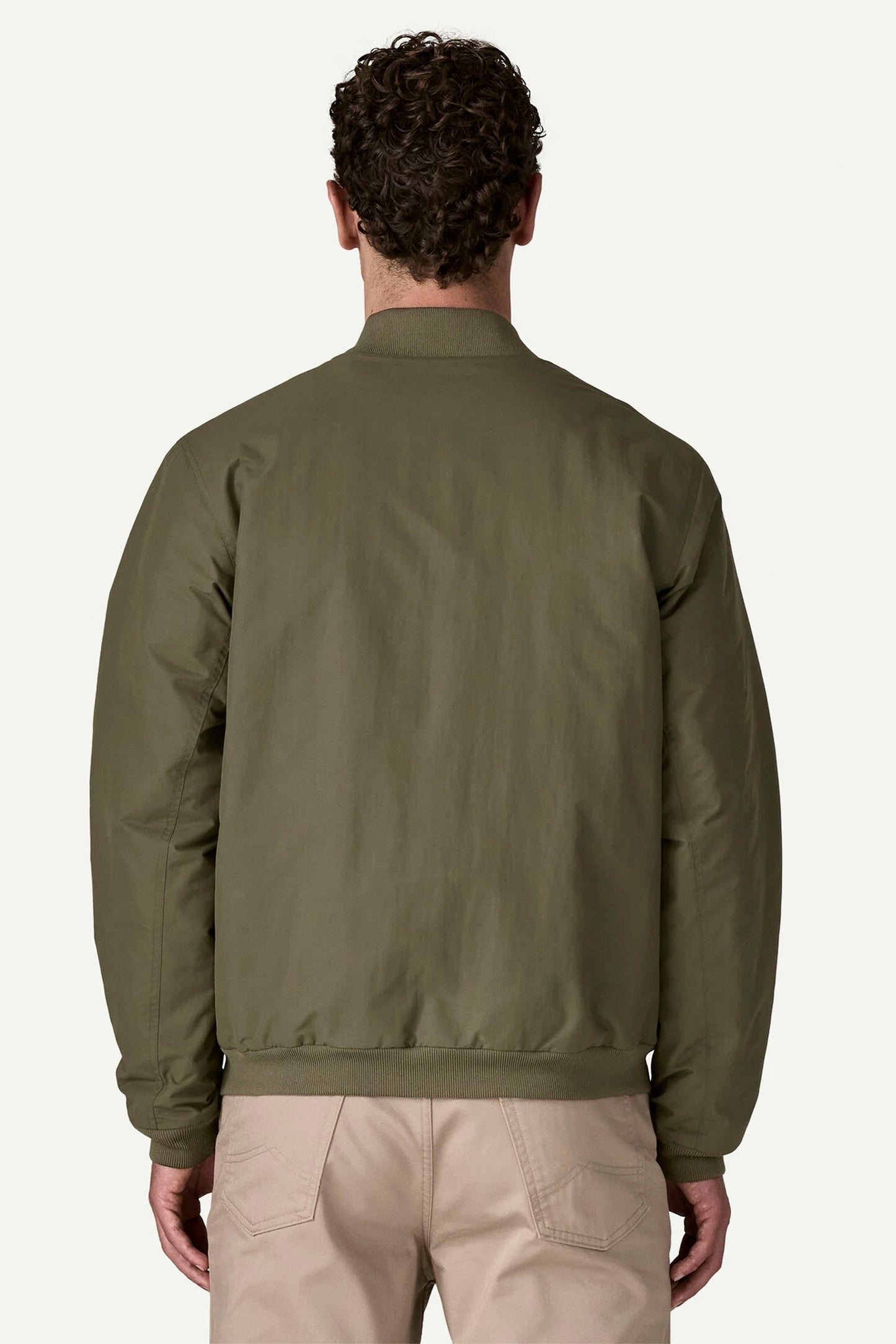 Pukas Surf Shop Patagonia men’s insulated deck jacket in Basin Green