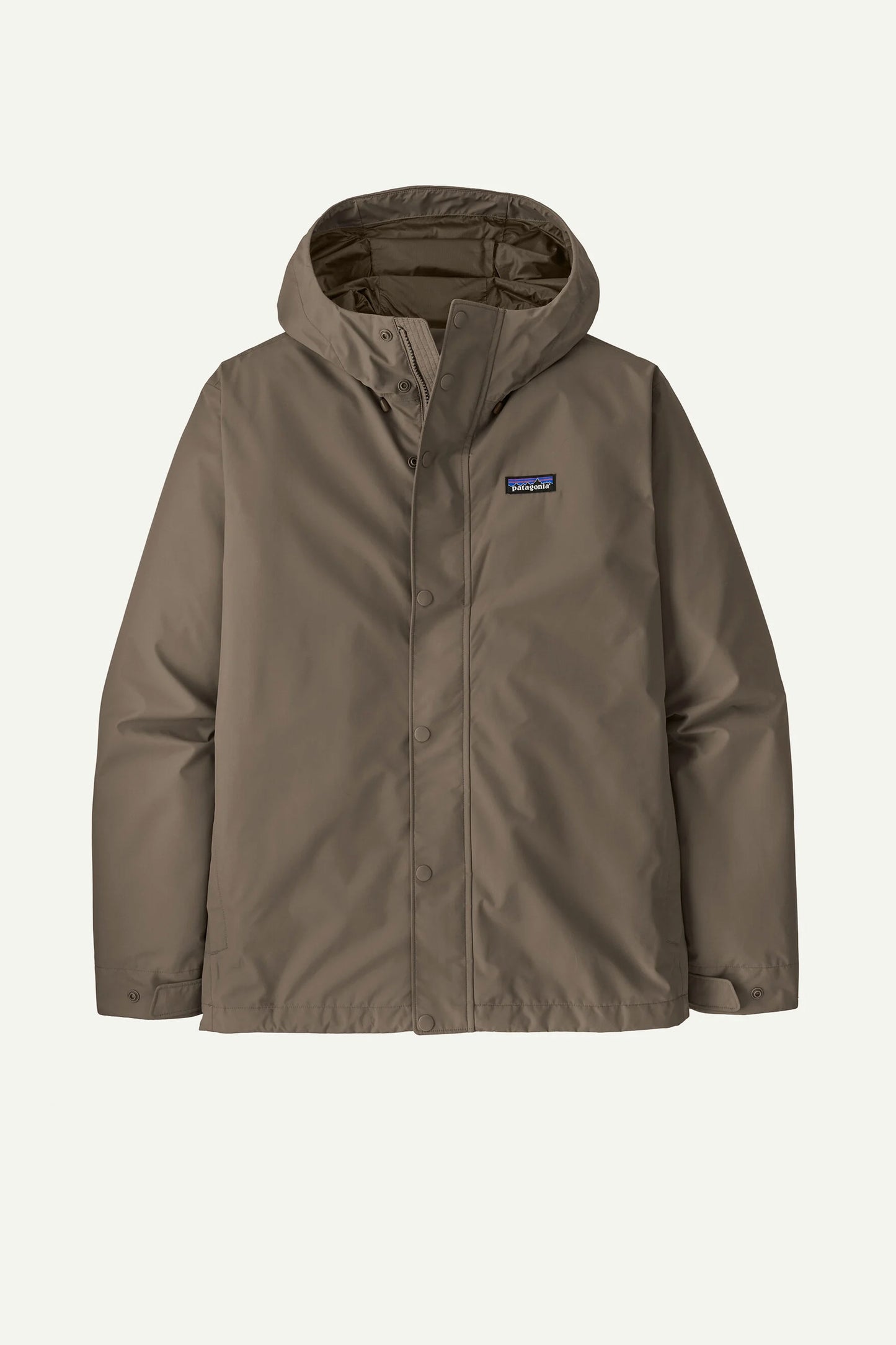 Pukas Surf Shop Patagonia men’s Jackson Glacier rain jacket in Marlow Brown