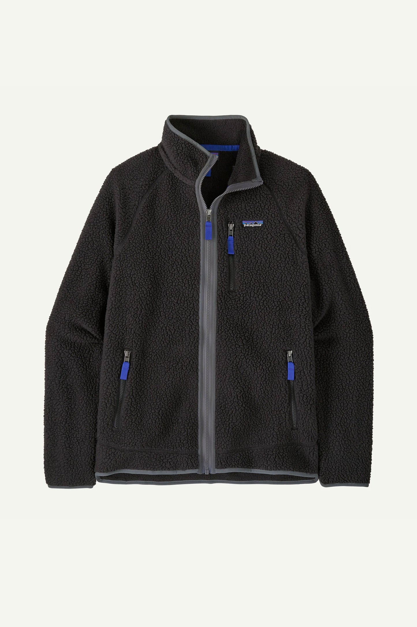 Pukas Surf Shop Patagonia Men's Retro Pile Fleece Jacket in Black / Forge Gray