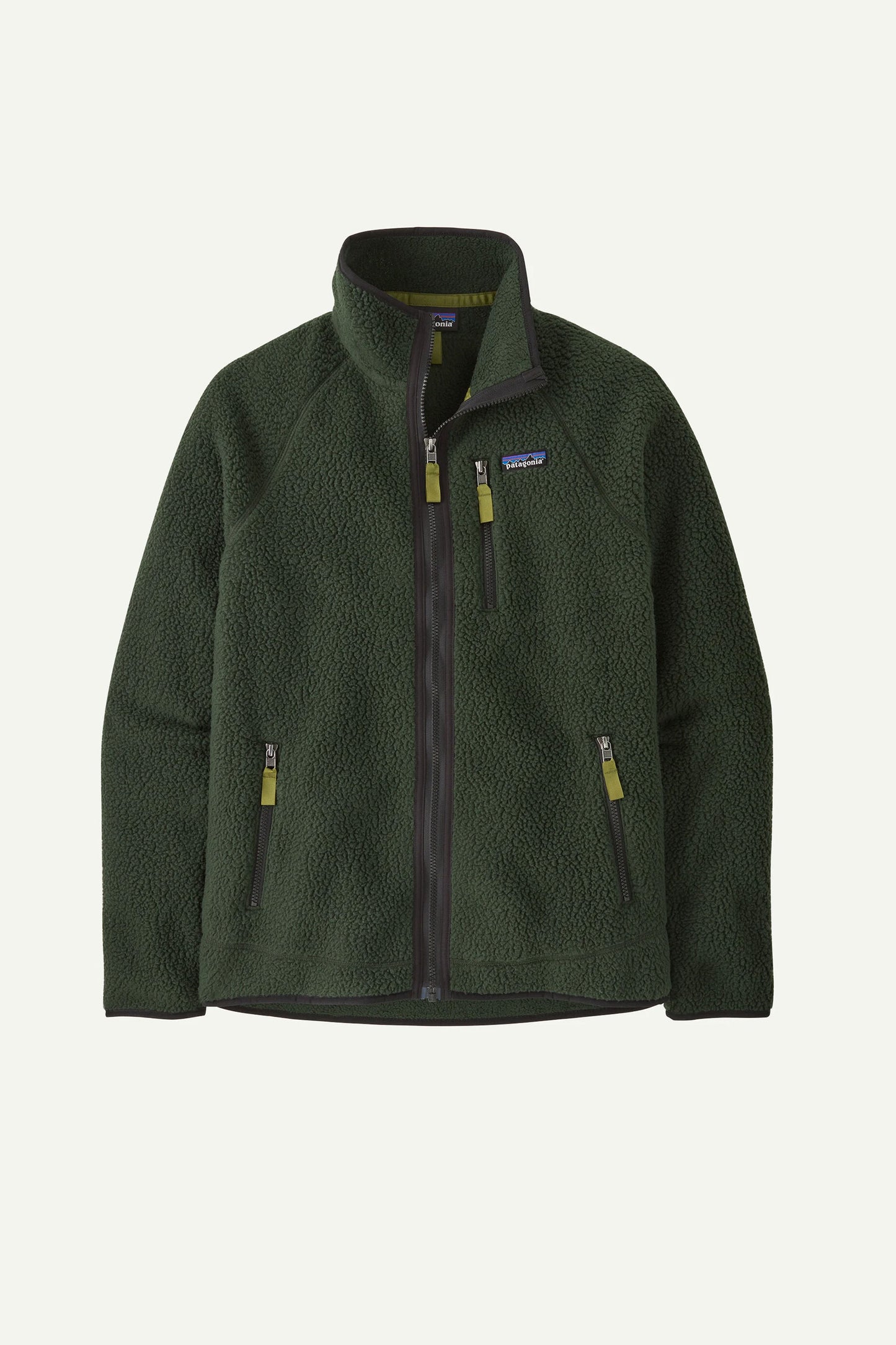 Pukas Surf Shop Patagonia Men’s Retro Pile Fleece Jacket in Old Growth Green