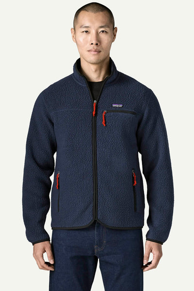 PATAGONIA Retro Pile Jacket Man New Navy | Shop at PUKAS SURF SHOP