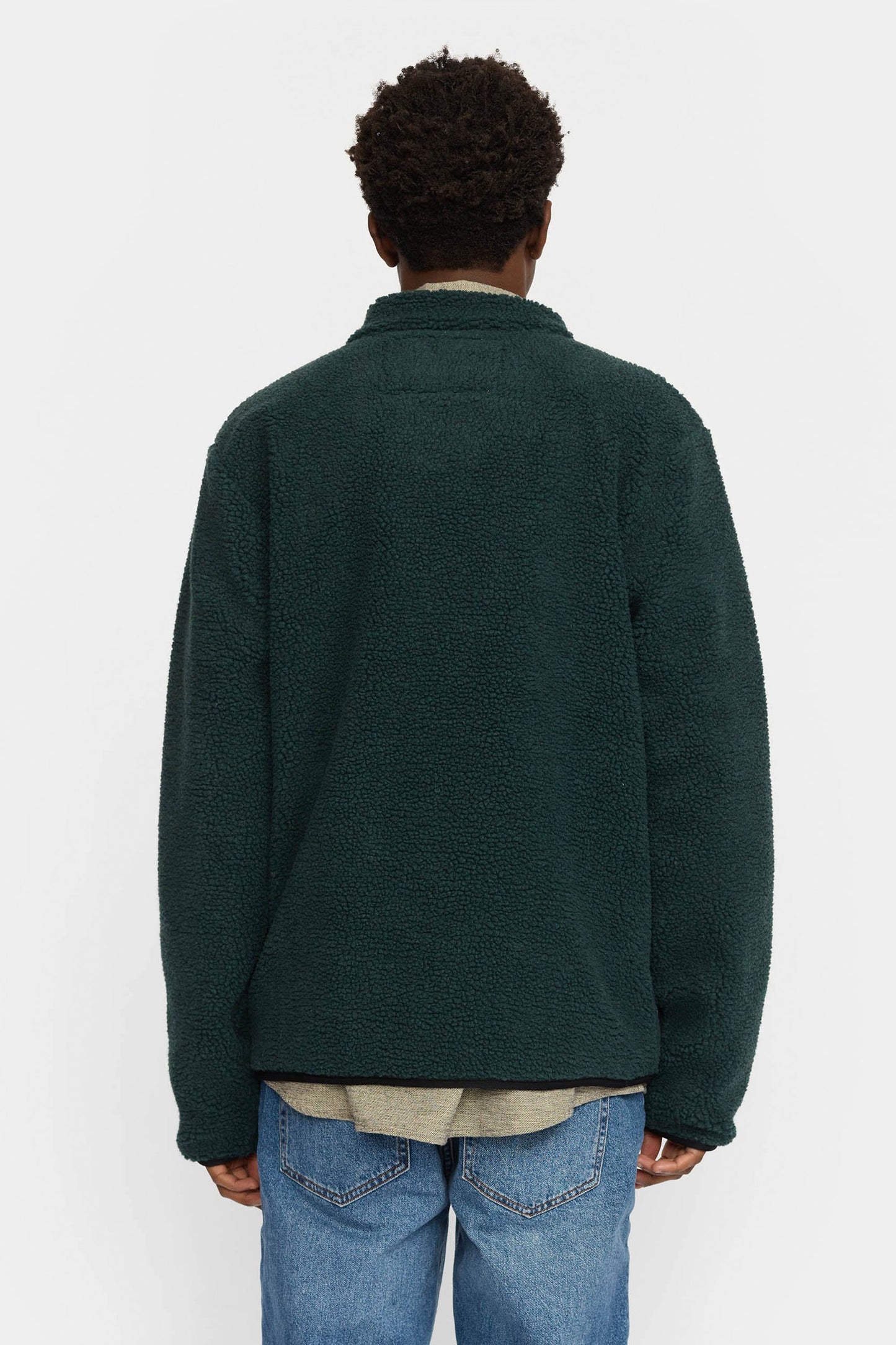 Revolution dark green jacket with a brown patch Pukas Surf Shop