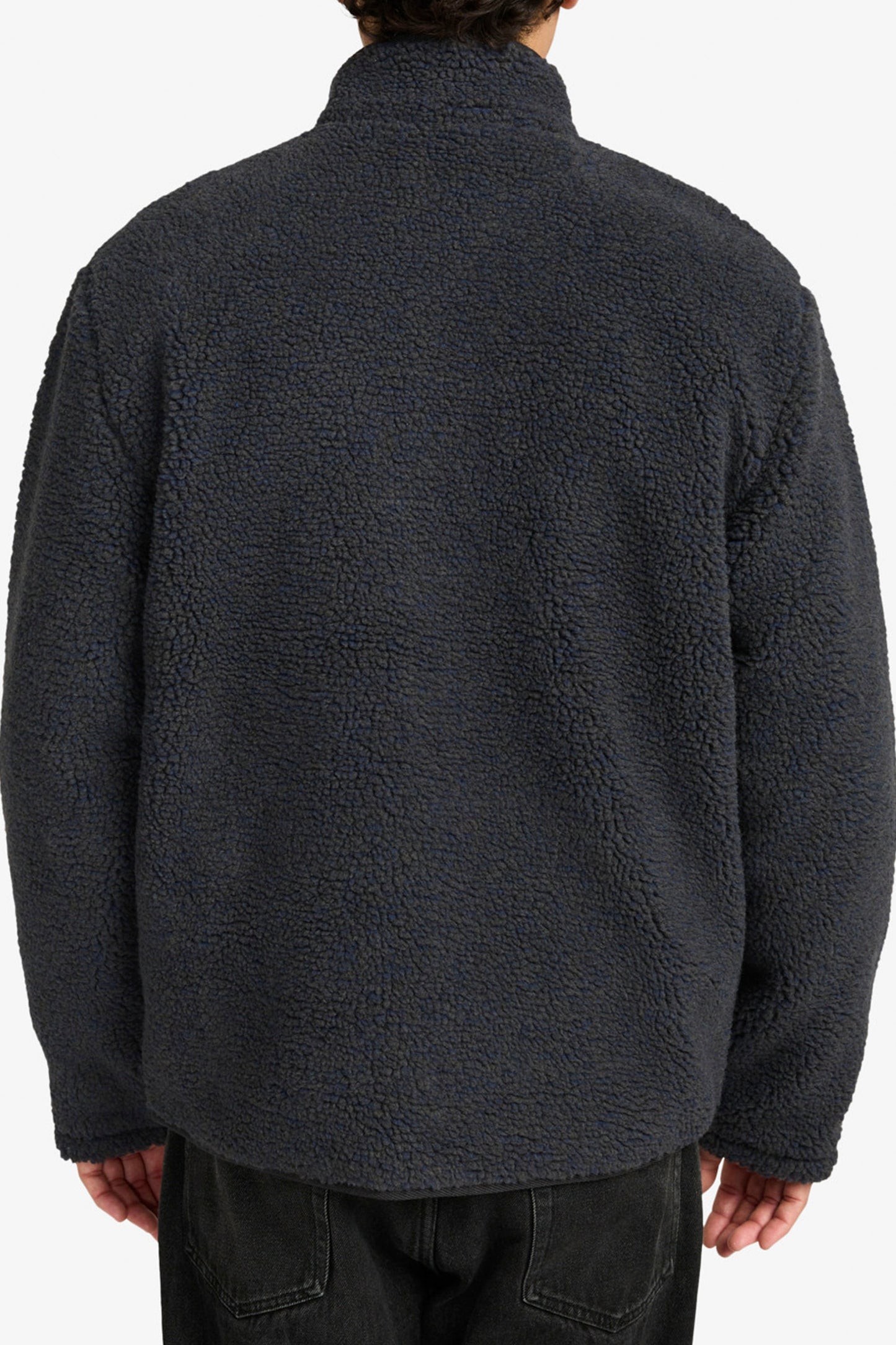 Pukas Surf Shop RVCA Westwood Snap fleece jacket color block button-up soft texture