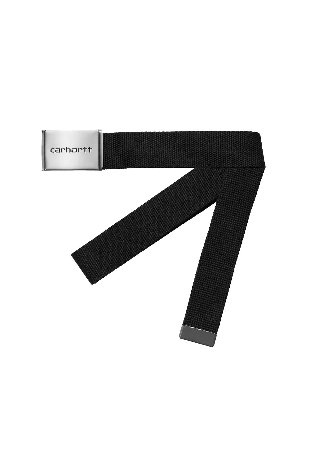 Black belt with Carhartt logo on a white background