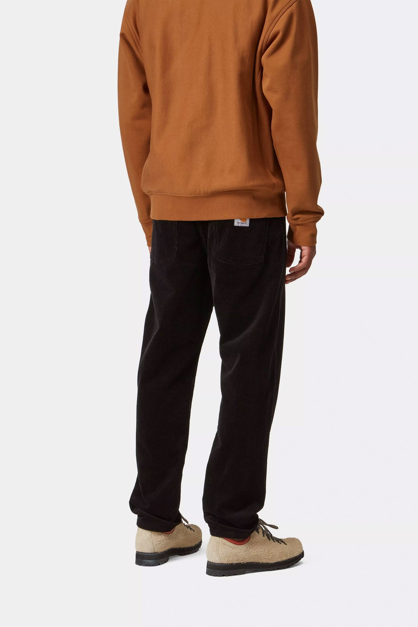 Pukas Surf Shop Carhartt WIP black corduroy tapered pant