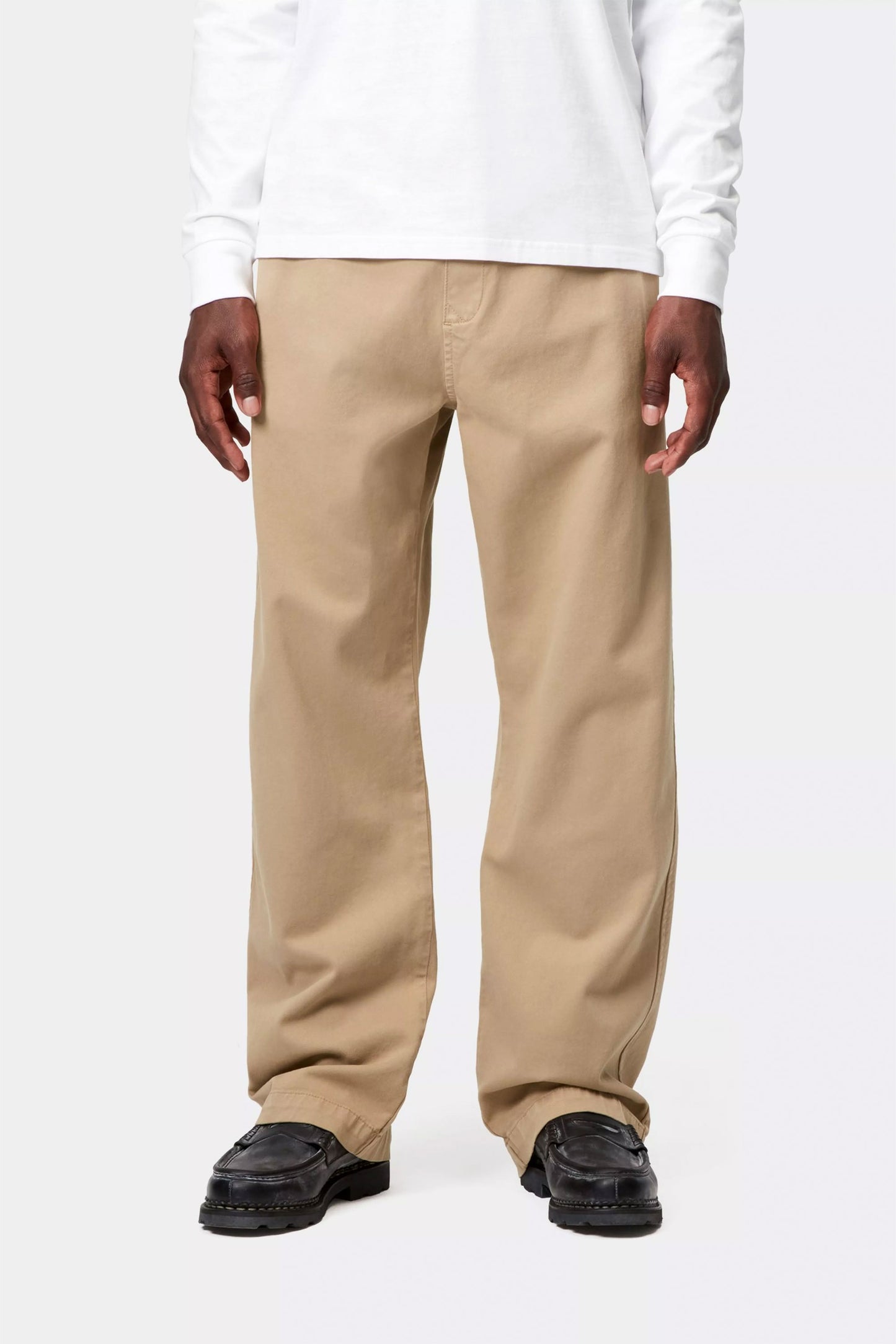 Pukas Surf Shop Carhartt Wip garment-dyed leather-tone pants