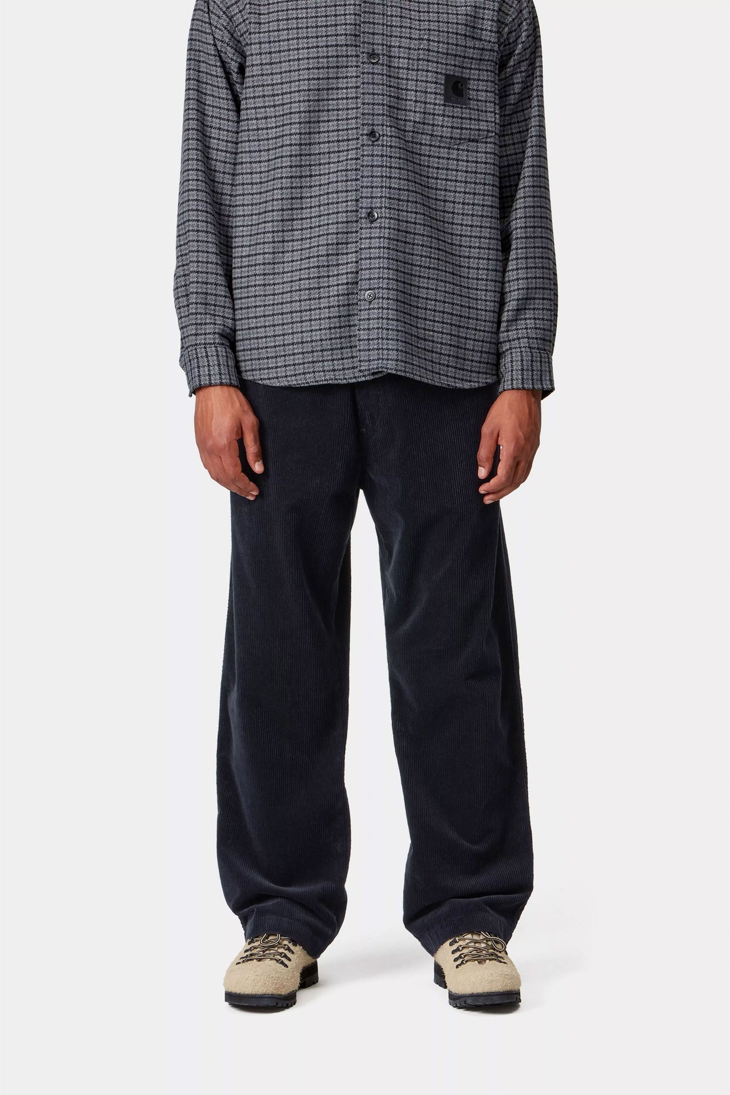 Pukas Surf Shop Carhartt Wip cotton pants in dark navy rinse