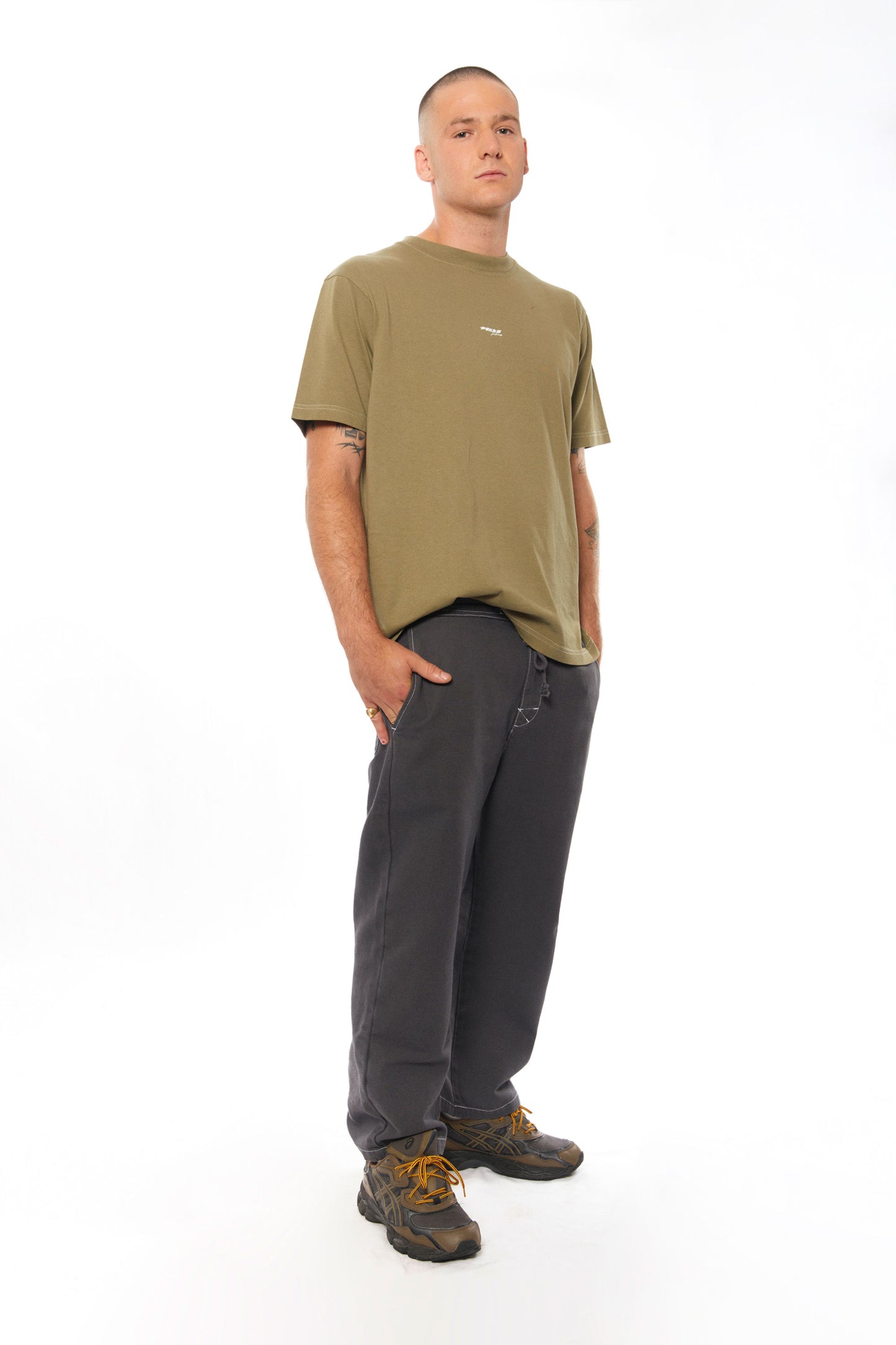 Pukas Surf Shop Man Pant Pukas Contrast Canvas Charcoal