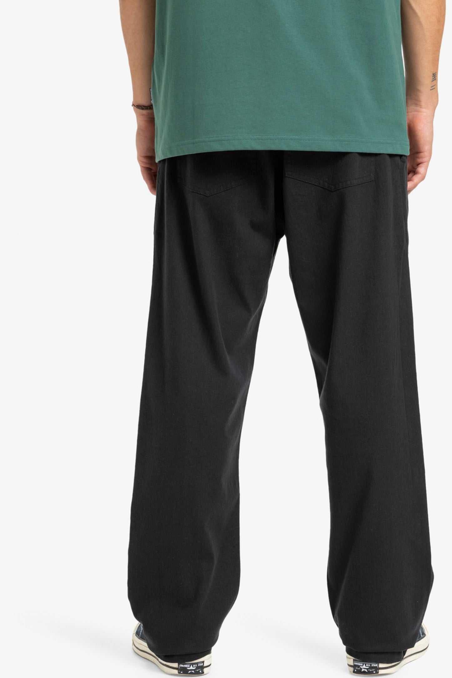 Pukas Surf Shop Quiksilver elastic cargo pants relaxed fit khaki neutral style