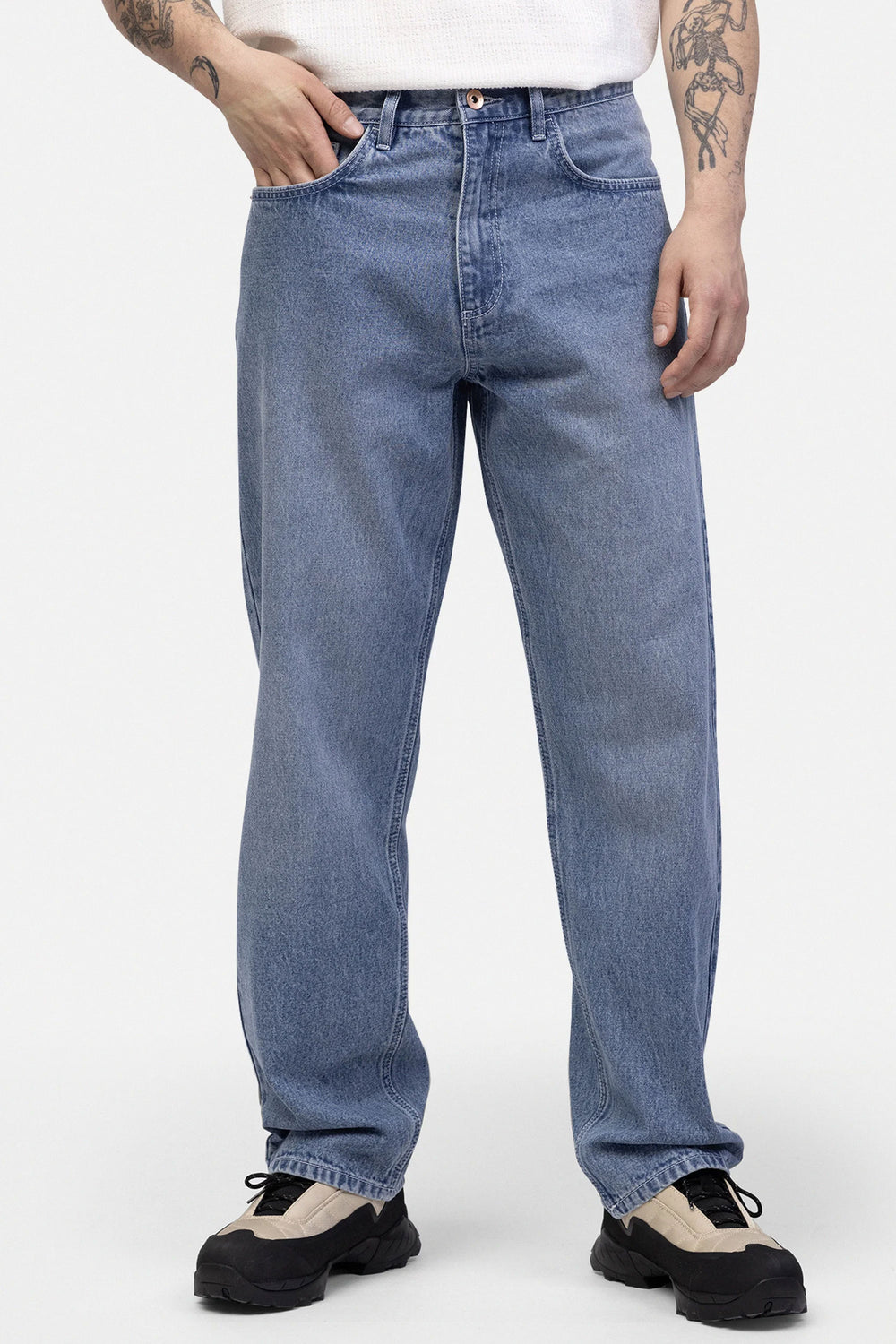 Pukas Surf Shop Man Pant Redefined Rebel Hamilton Loose Fit Light Blue