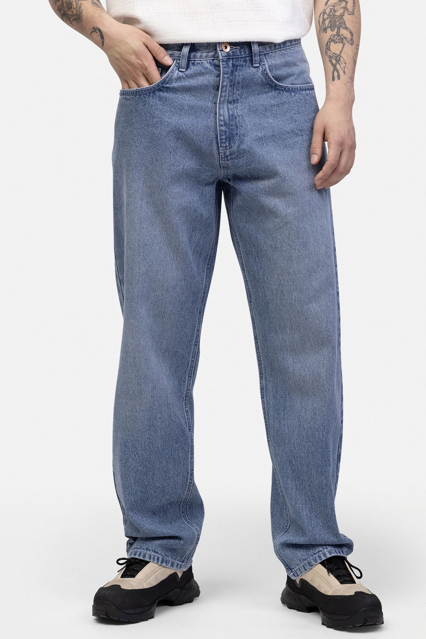 Pukas Surf Shop Man Pant Redefined Rebel Hamilton Loose Fit Light Blue